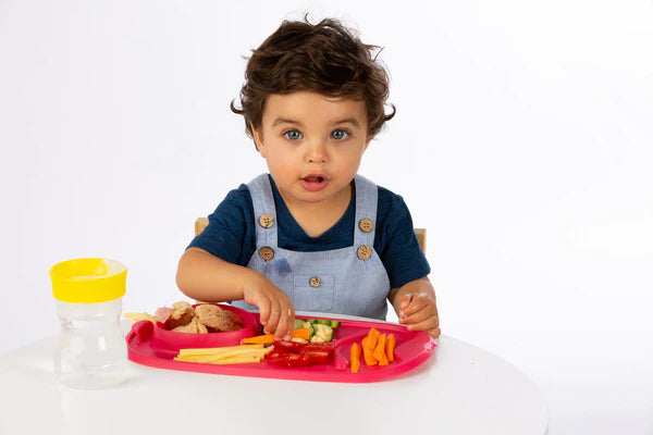 B.box Roll & Go Mealtime Mat -Strawberry Shake Pink