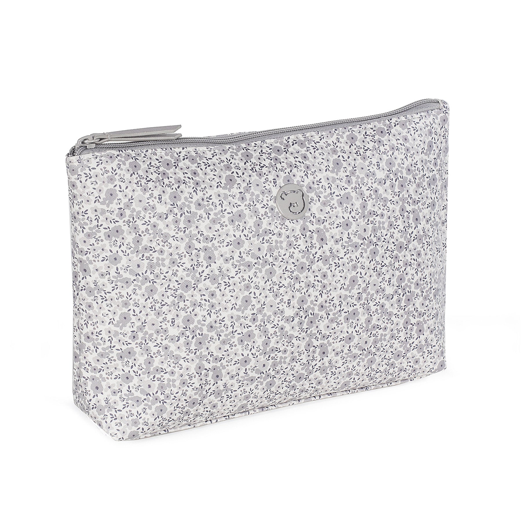 Pasito a Pasito Flower Mellow Grey Travel Essentials Pouch