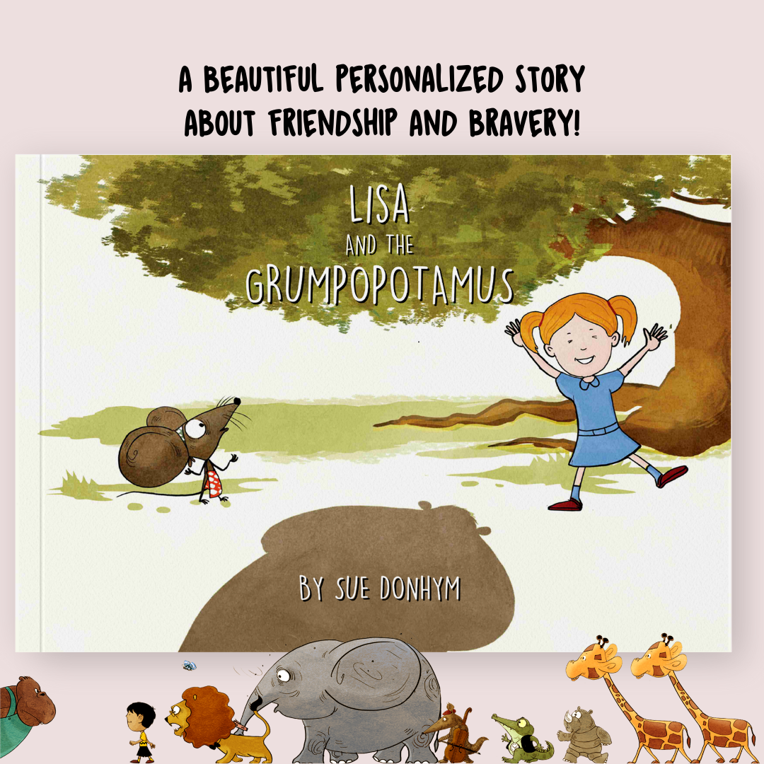Personalised Book - The Grumpopotamus; All About Friendship & Bravery