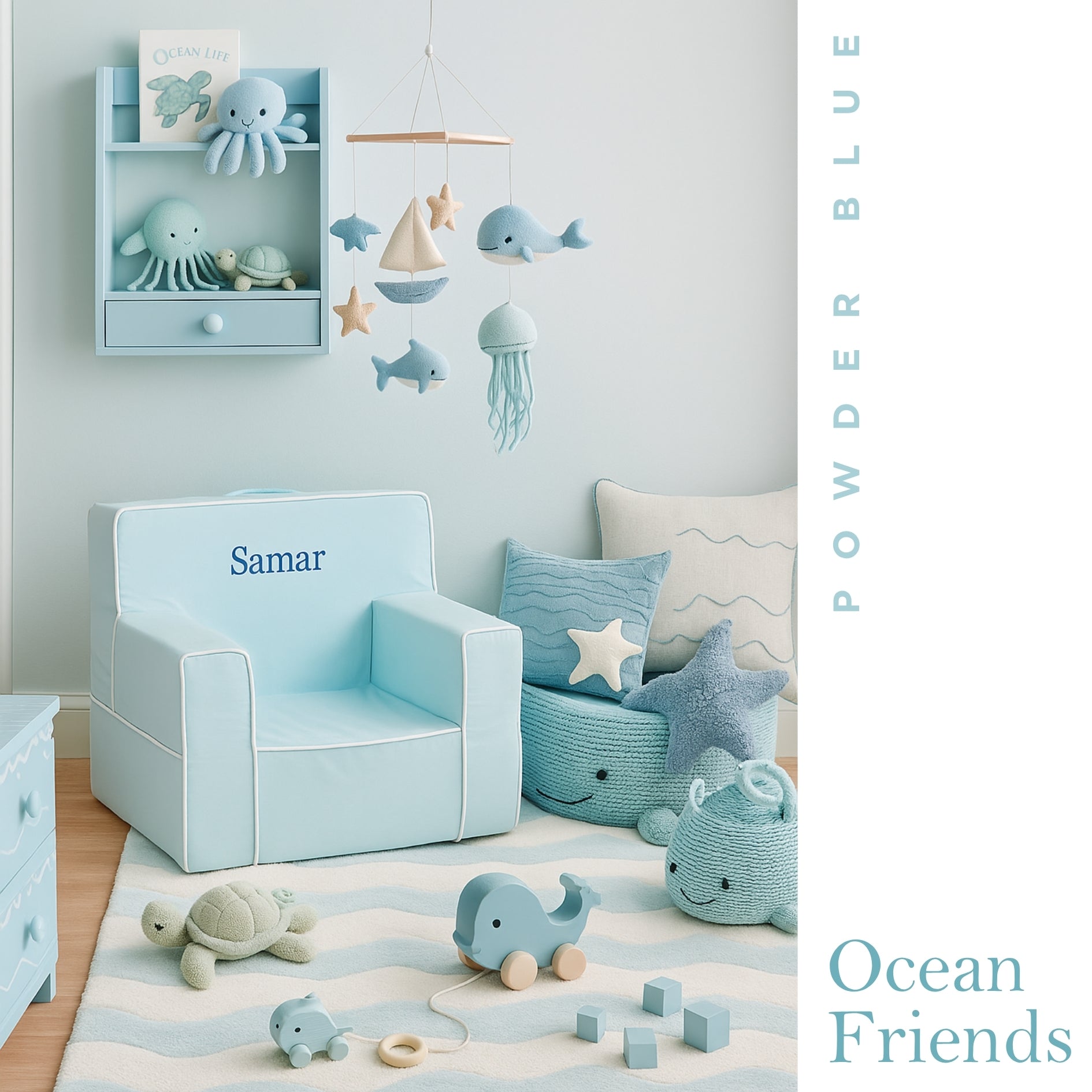 My First Sofa - Powder Blue