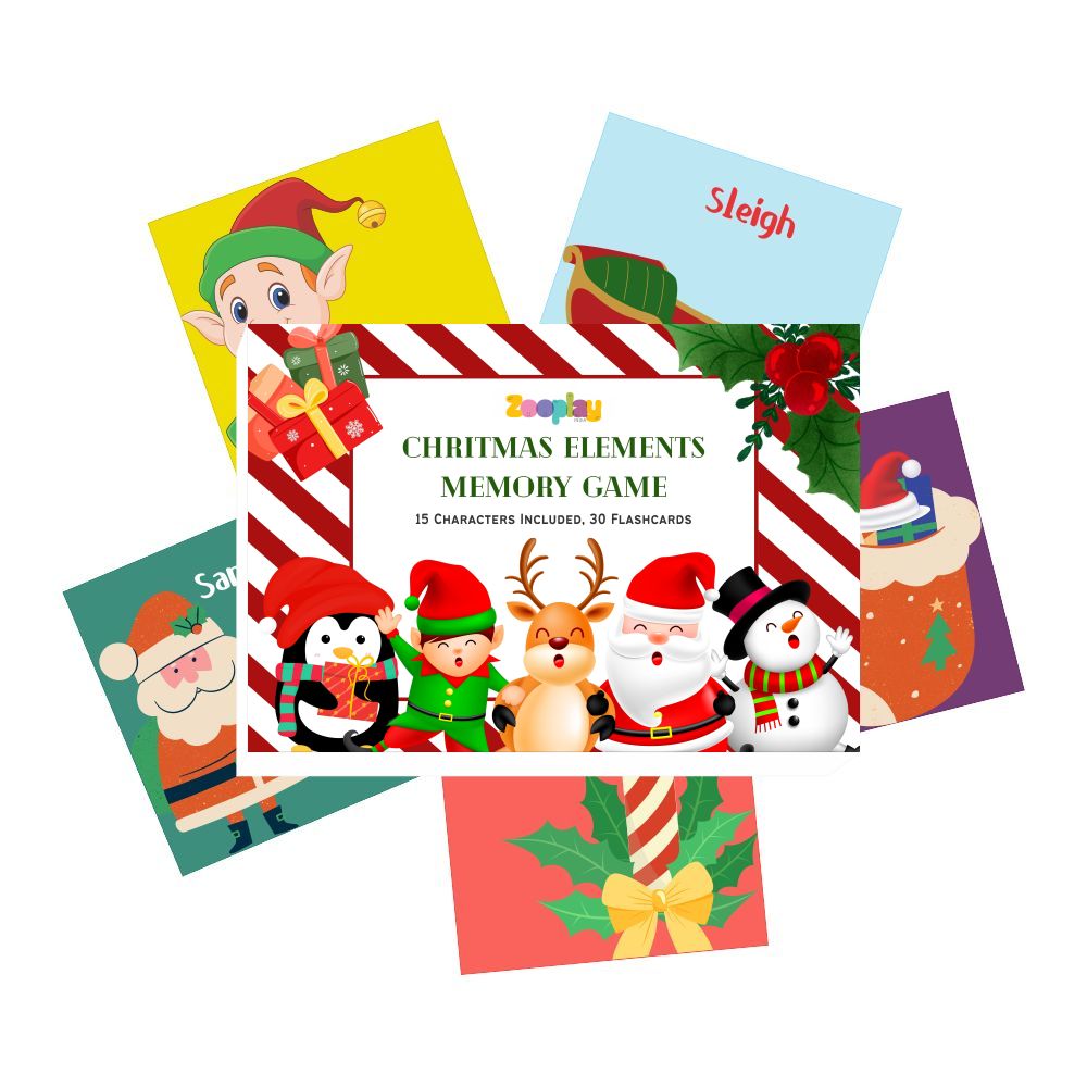 Christmas Elements Memory Game