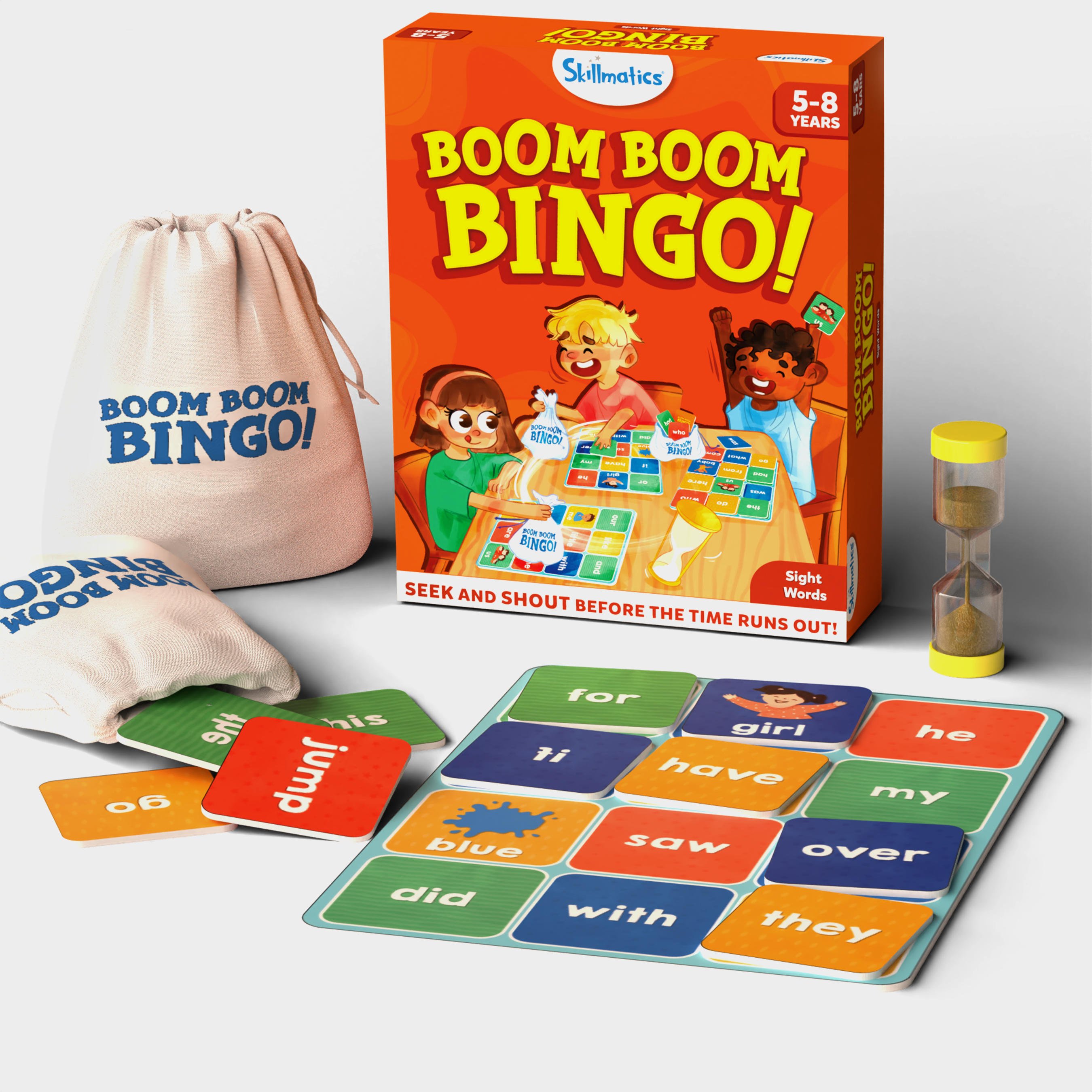 Boom Boom Bingo! Board Game : Sight Words