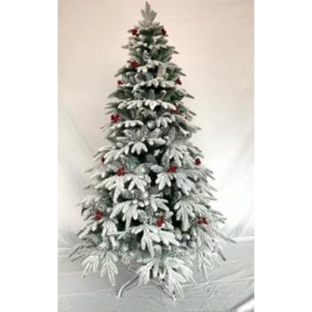 SWEN 8 Feet PALOMA Christmas Tree With Frosting And Cherries