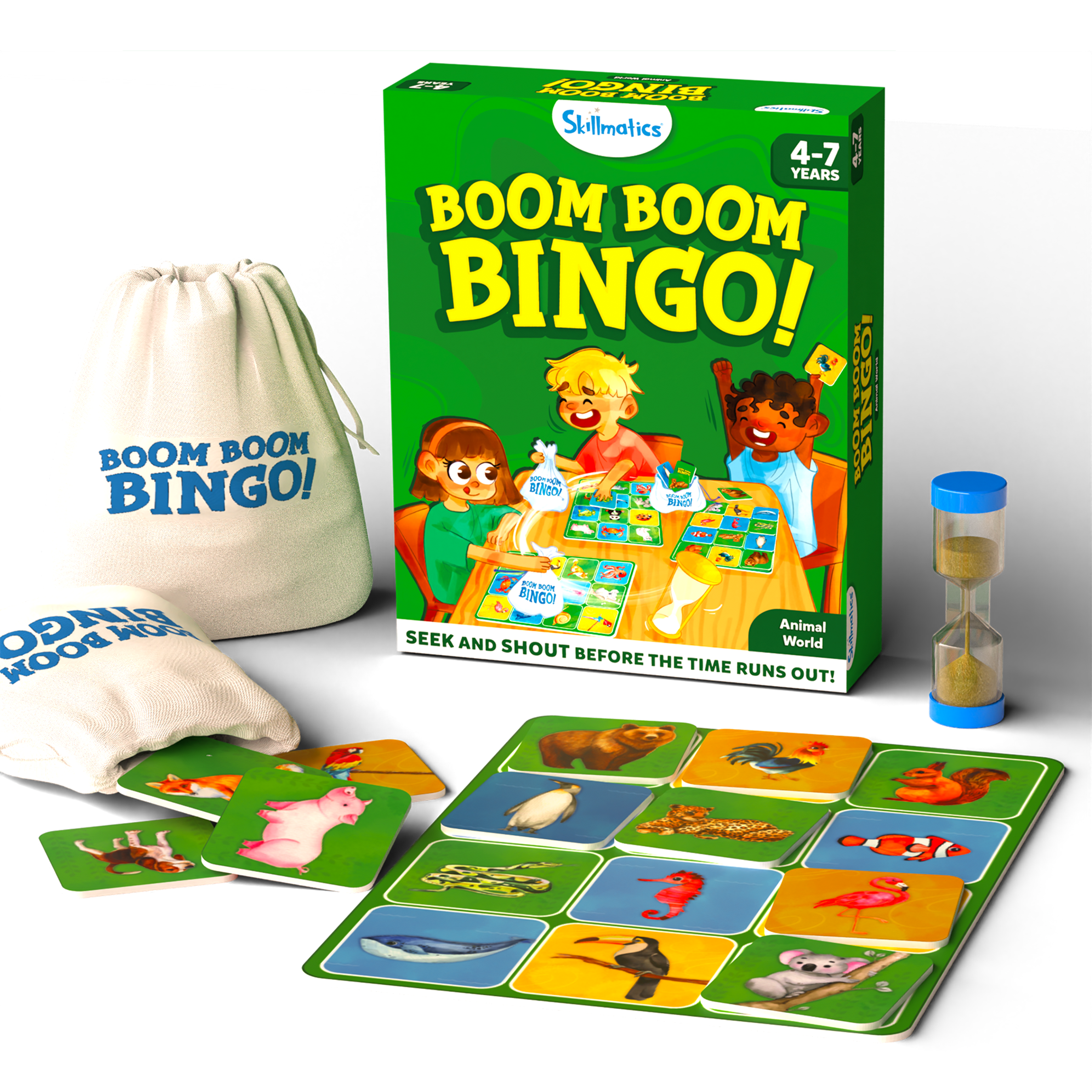 Boom Boom Bingo! Board Game :Animal World