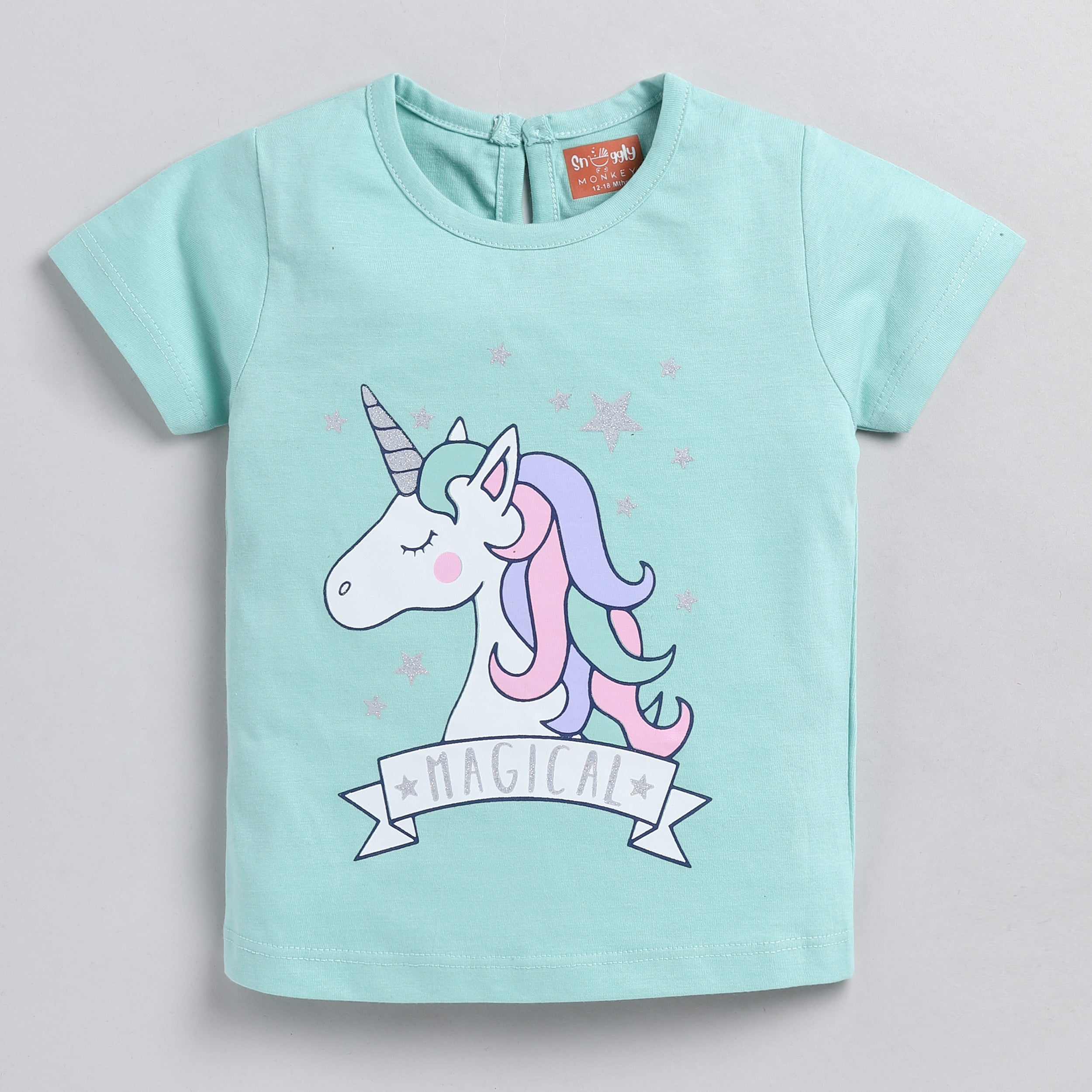 Snuggly Monkey Horse Print Top With Textile Pant