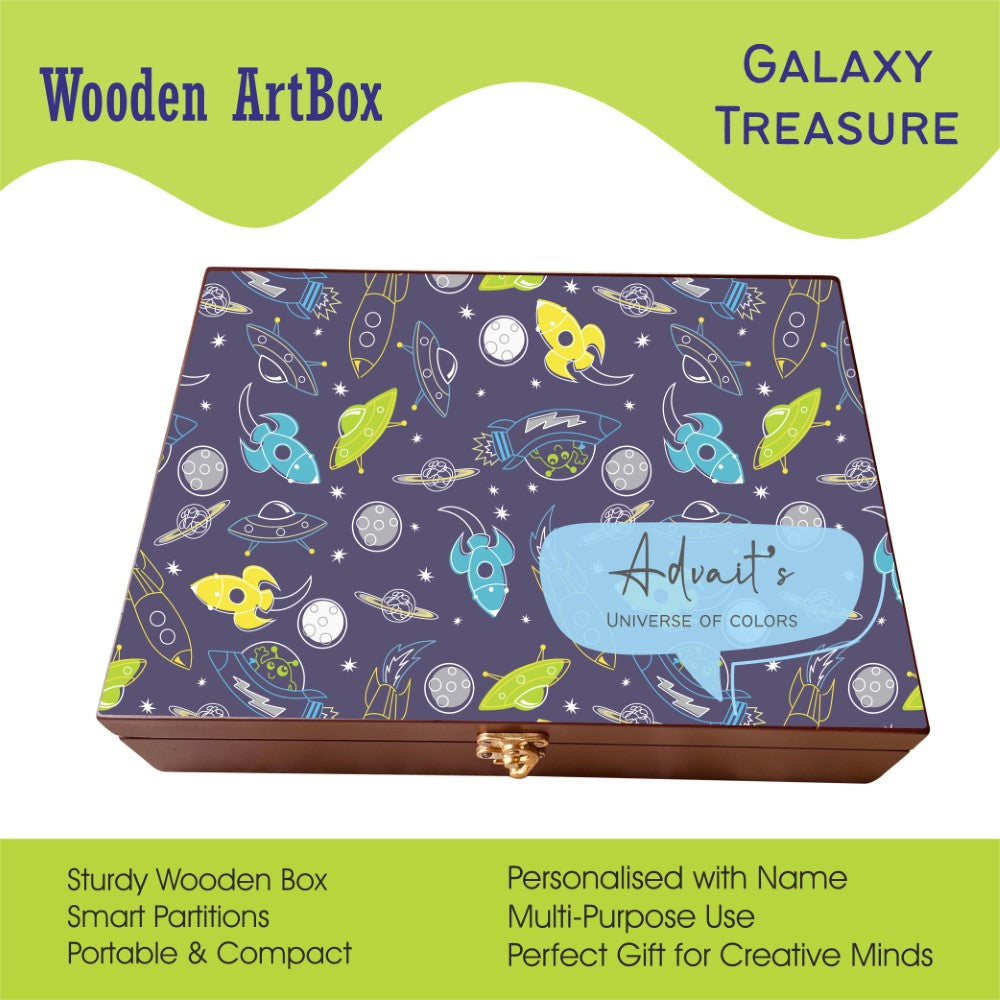 Personalised Wooden Artbox