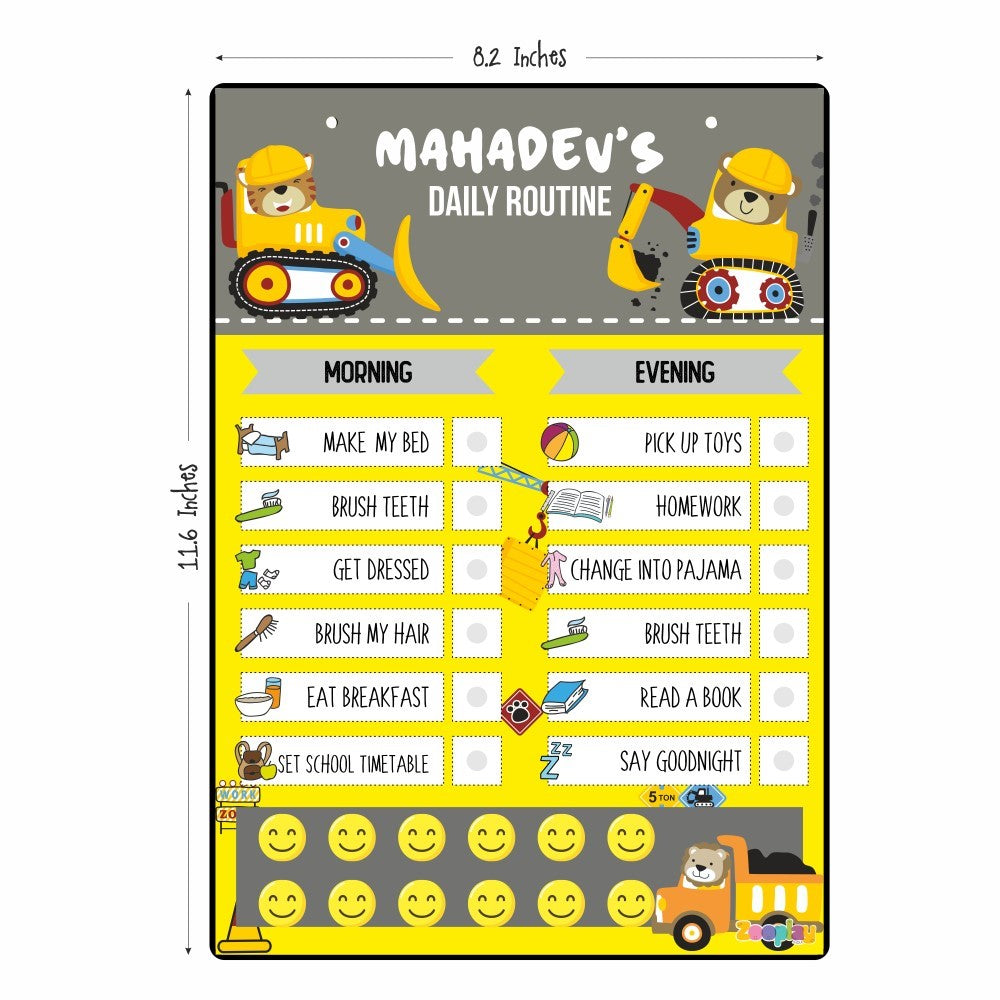 Daily Reward Chart Personalised – Builder Zone