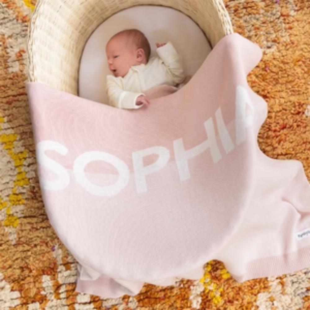 Splice Name Blanket - Ivory Splice: Petal Name: Ivory