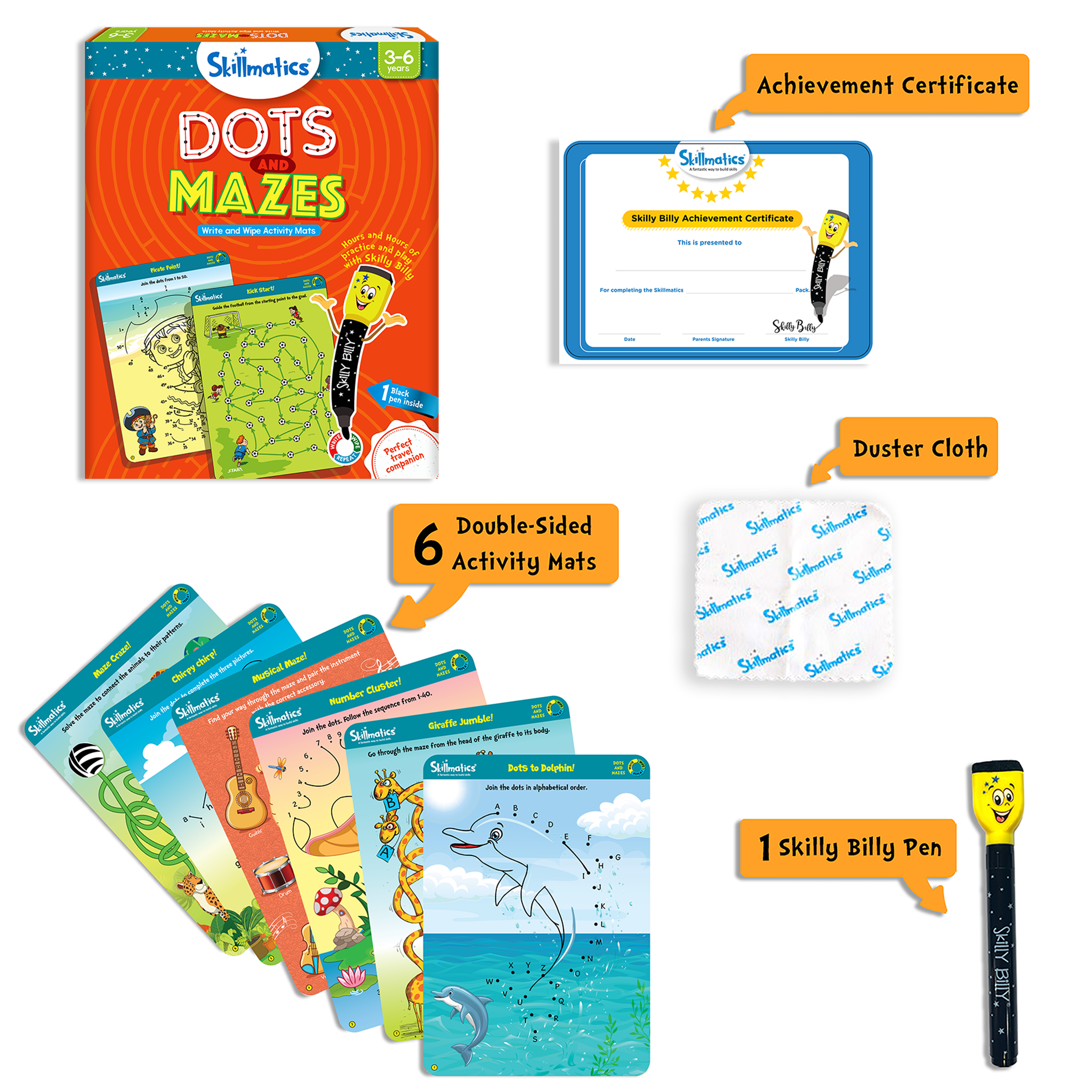 Skillmatics Educational Game - Dots and Mazes