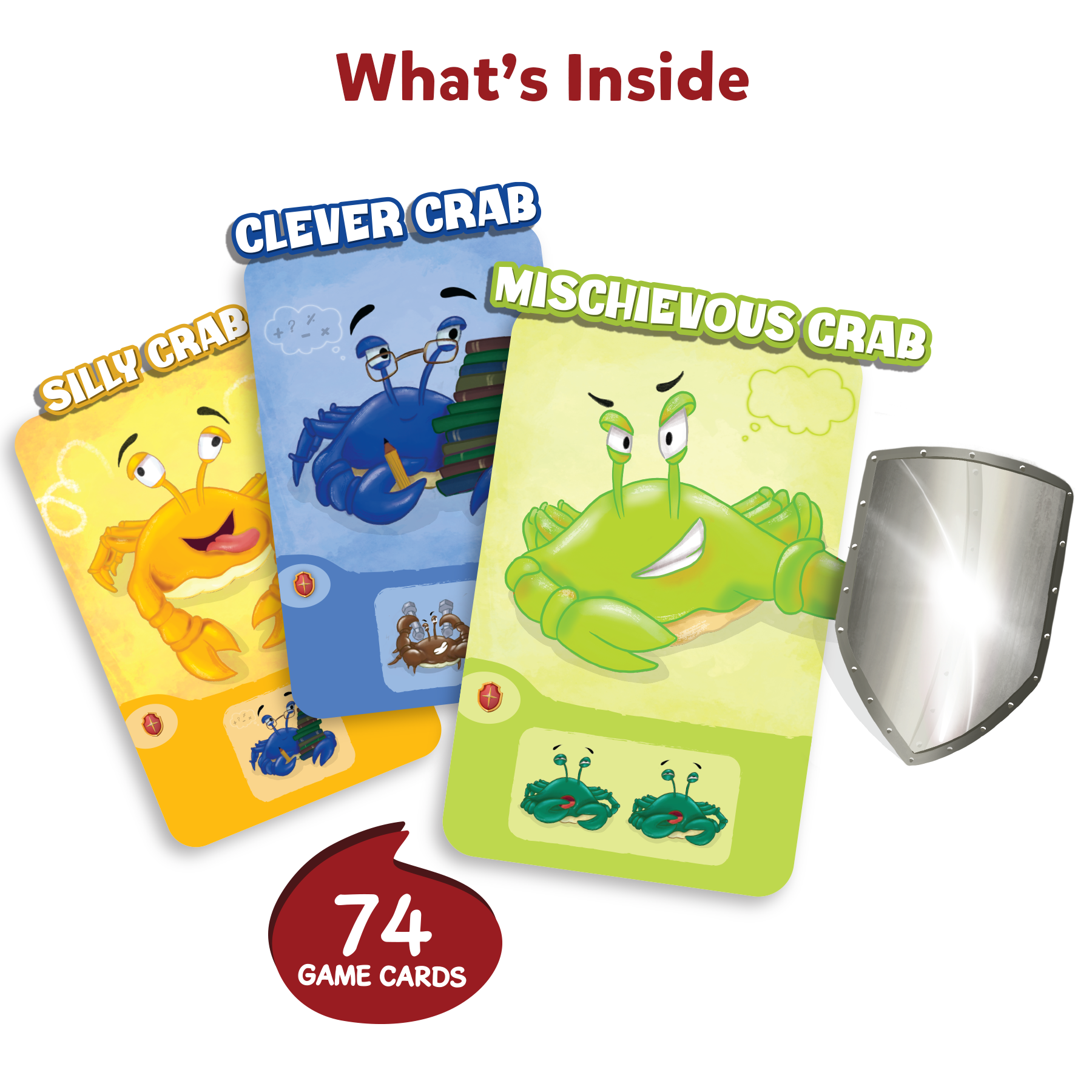 Skillmatics Card Game : Crab Clash | Gifts for 7 Year Olds and Up | Super Fun Strategy Game for Families | Games for Kids, Teens, & Adults