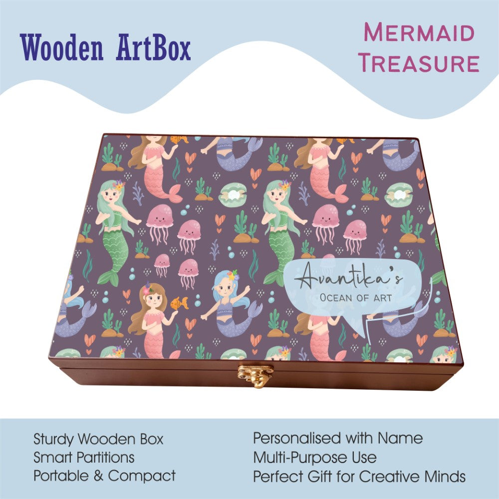 Personalised Wooden Artbox