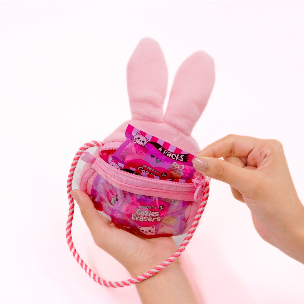 Cozies Rabbit Bags-Pink