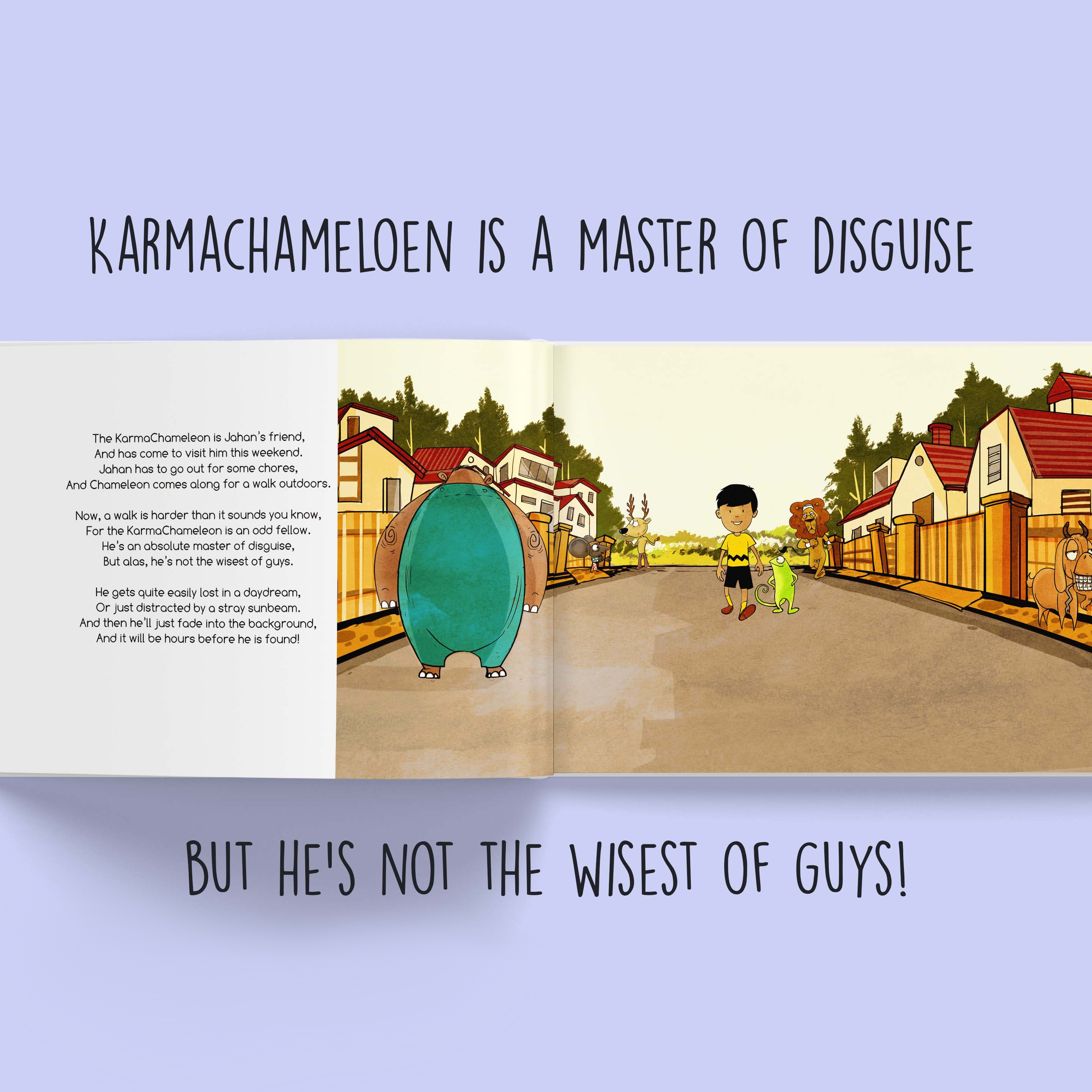 Personalised Storybook -  Where Is KarmaChameleon?