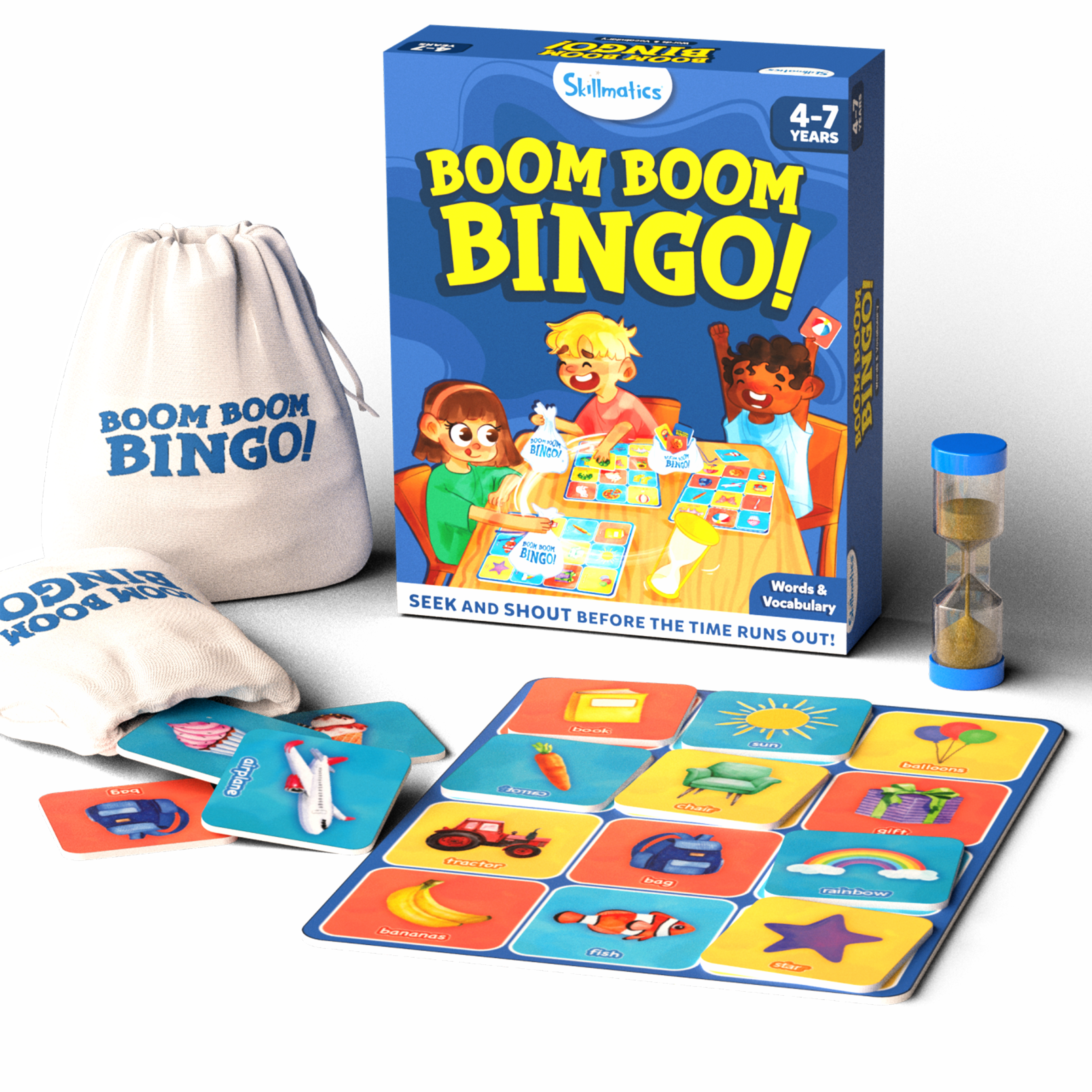 Boom Boom Bingo! Board Game :Words & Vocabulary