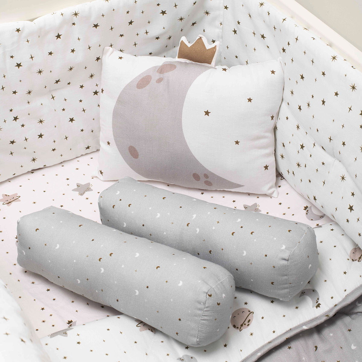 Tiny Snooze Cot Bedding Set – Starry Nights