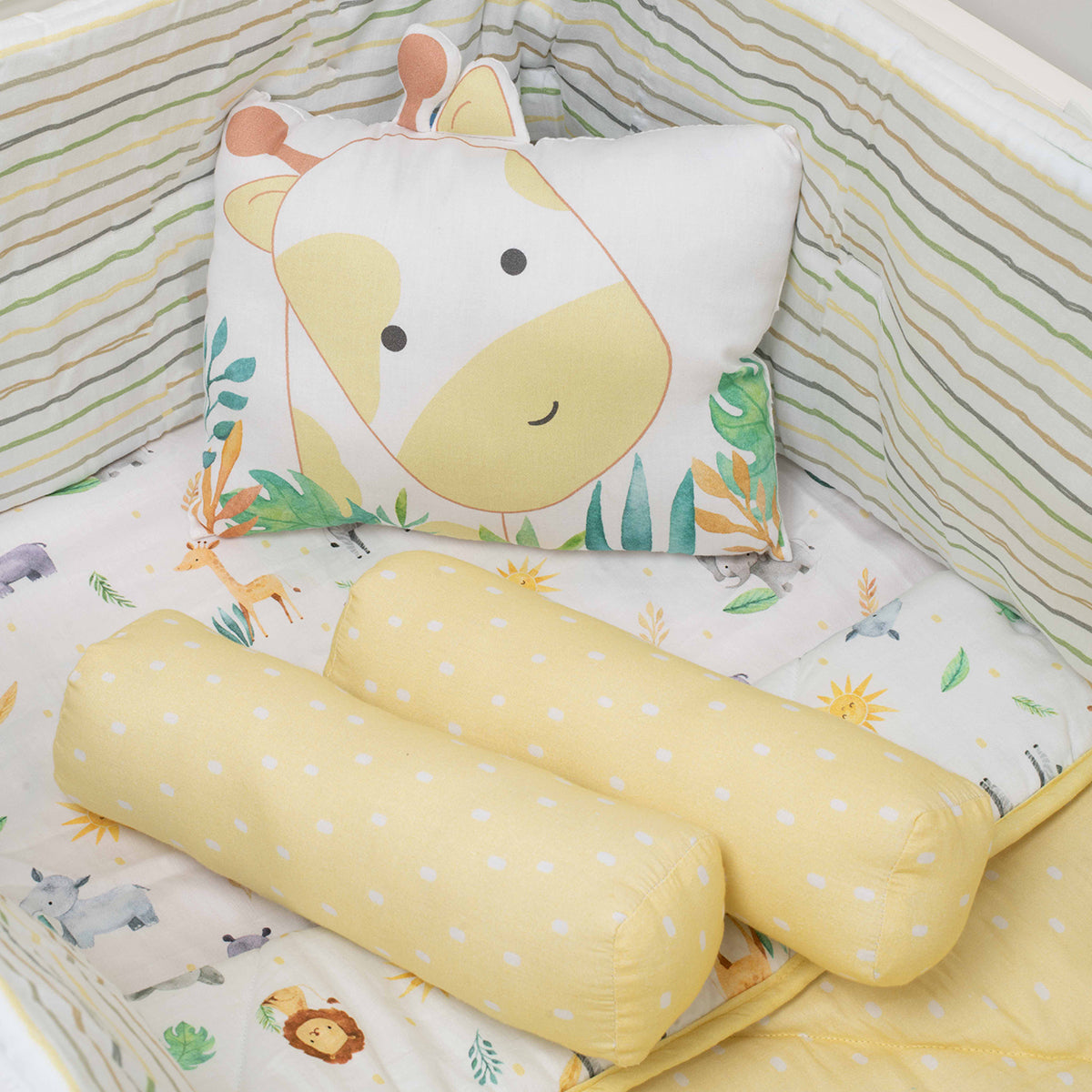 Tiny Snooze Cot Bedding Set – Into The Wild