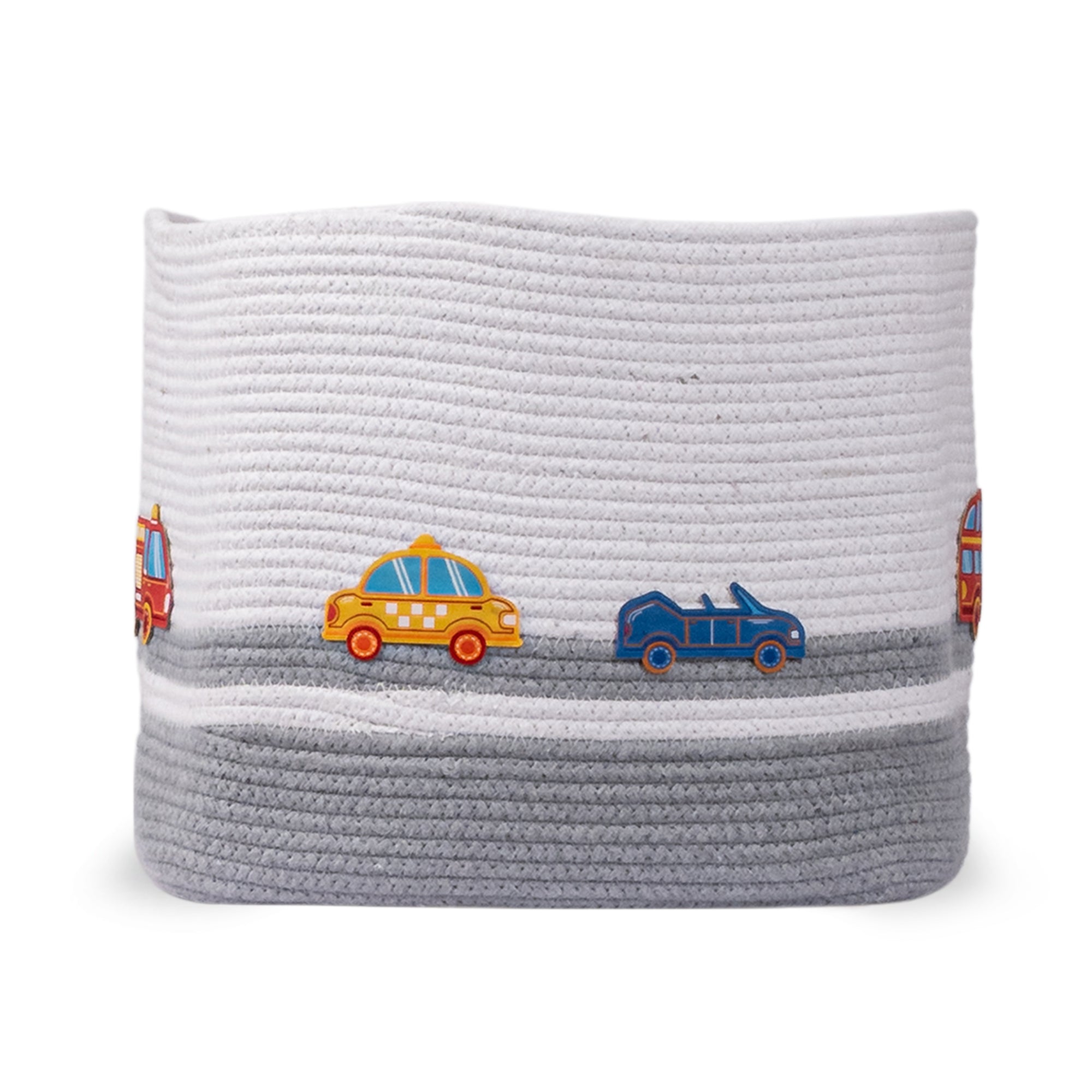 Cotton Rope Transport Trail Rectangular Toy Storage Basket