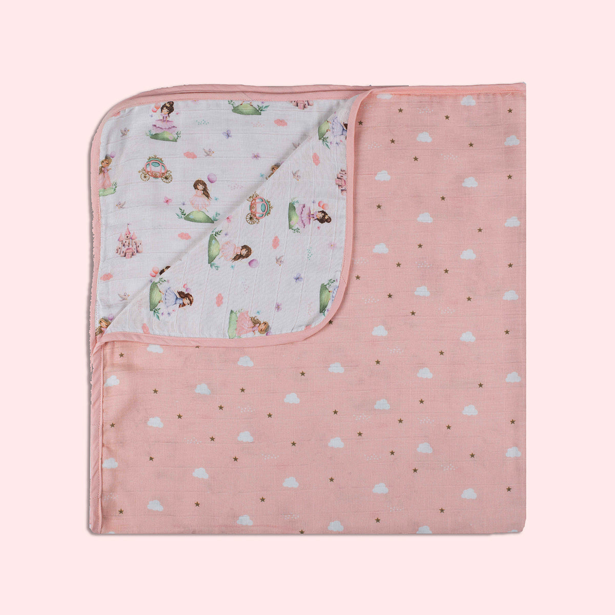 Tiny Snooze Organic Muslin Blanket-Fairytale