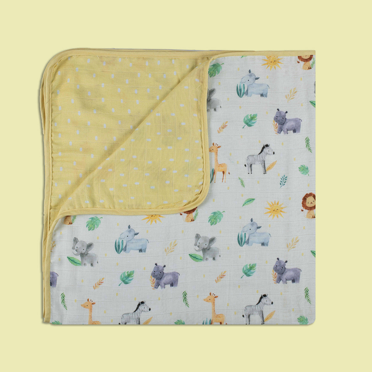 Tiny Snooze Organic Muslin Blanket- Into The Wild