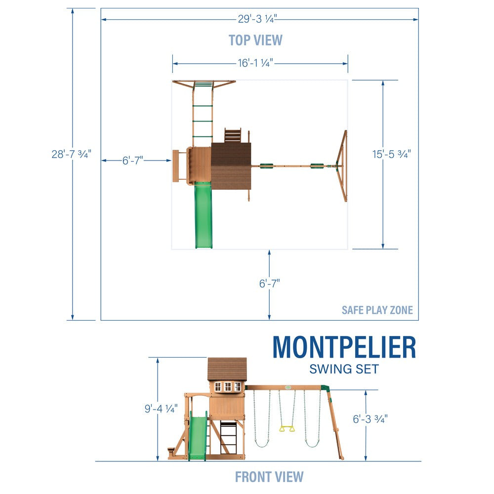 BYD Montpelier Swing Set