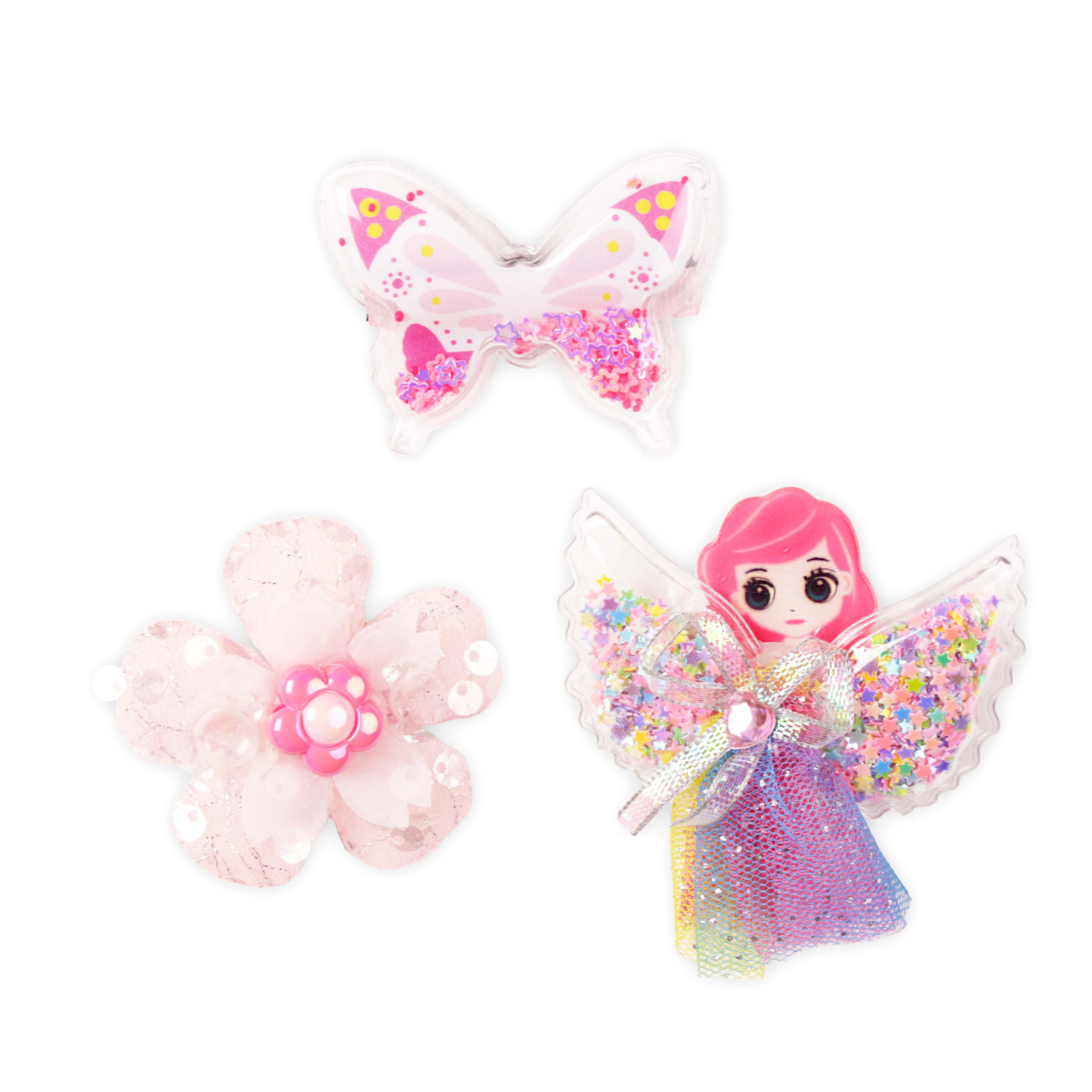 Kicks & Crawl - Fairy Flowers Hairclips - Pack of 3