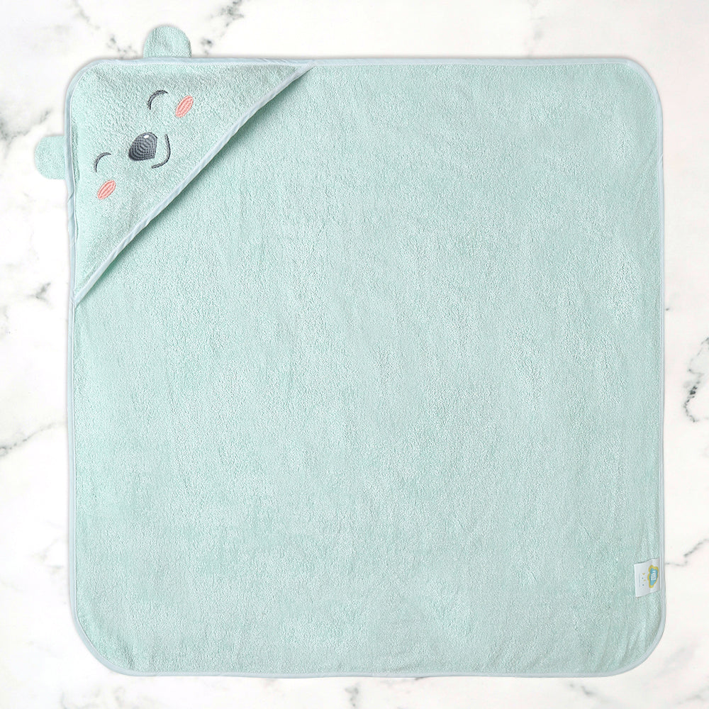 Bamboo Cotton Baby Hooded Towel - Bear