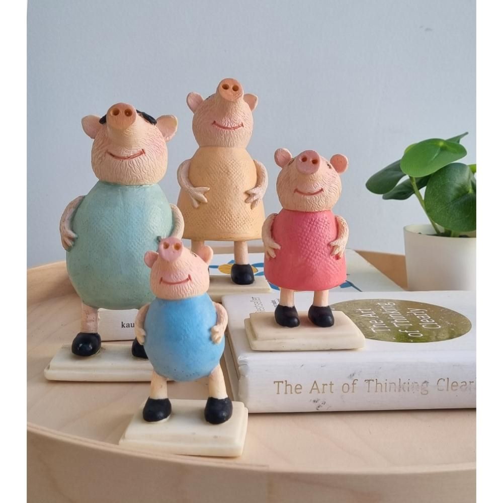 The Peppa Piggies Decorative - Set Of 4