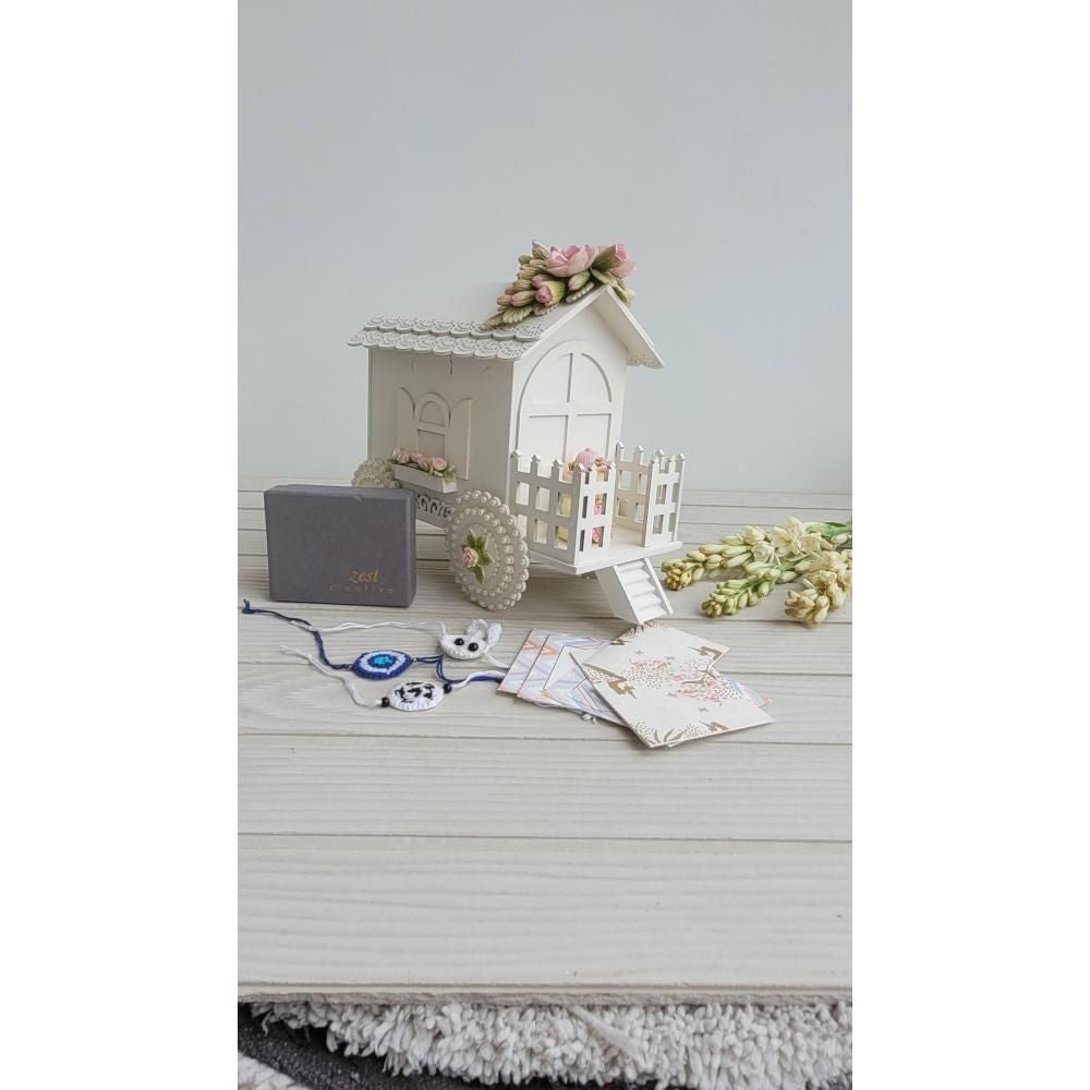 Floret Wooden House Decorative