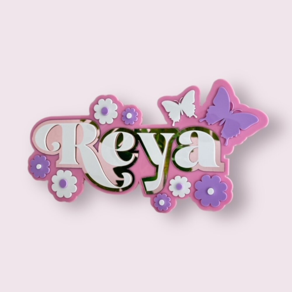 3 Layer Name Plaque