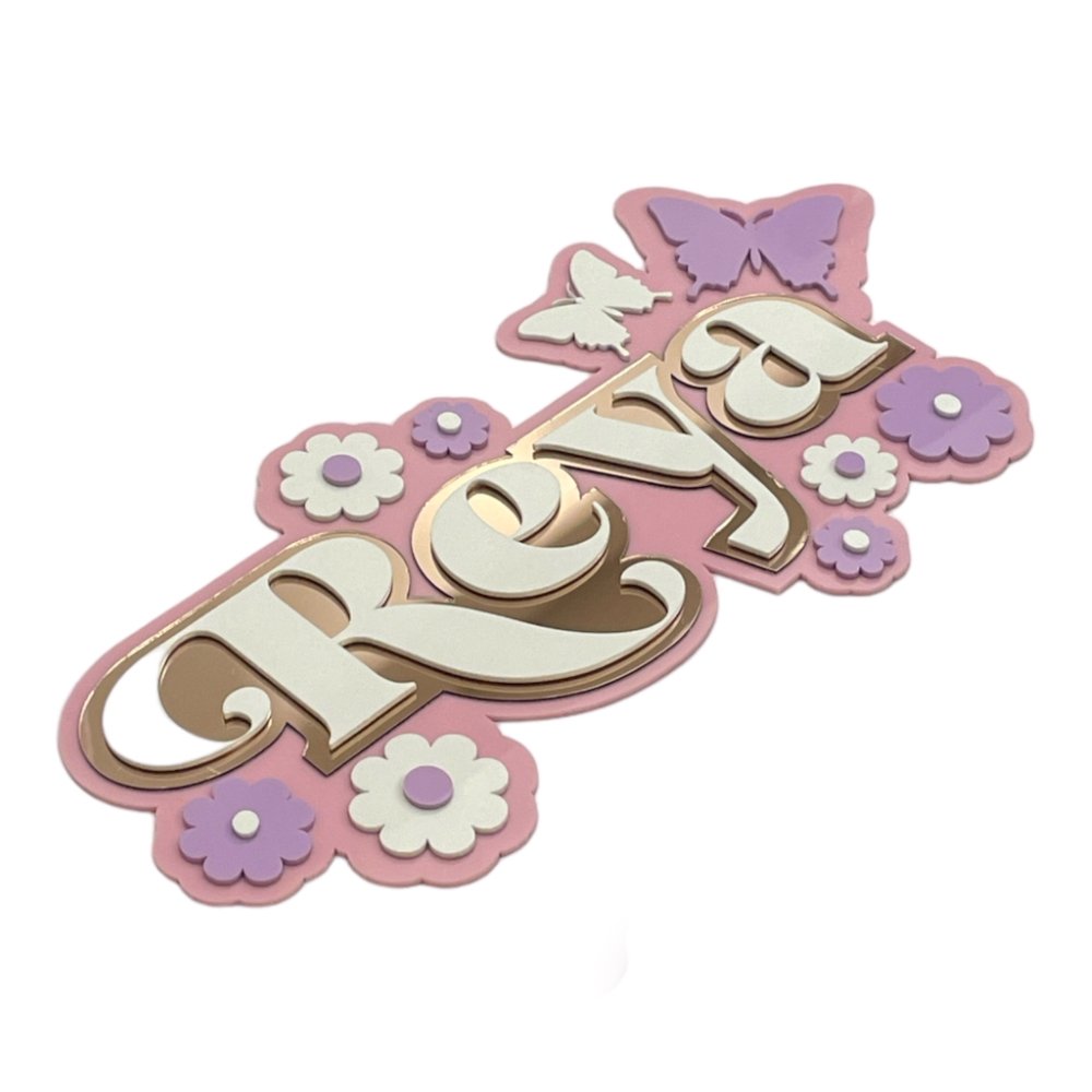 3 Layer Name Plaque