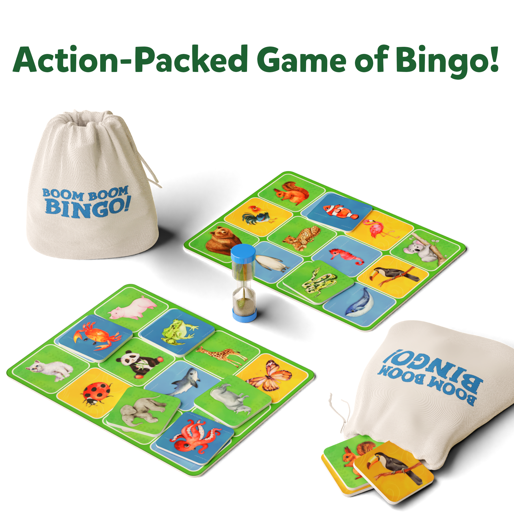 Boom Boom Bingo! Board Game :Animal World