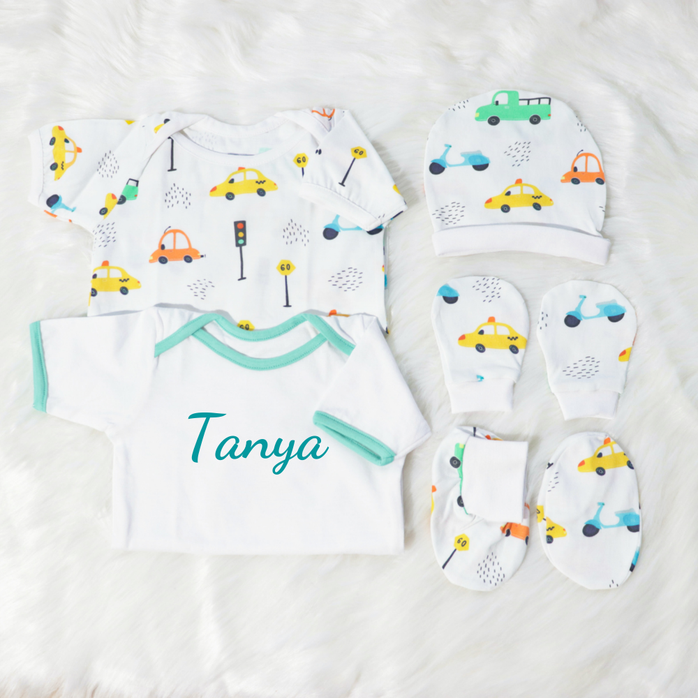 Beep Beep - Newborn Bodysuits Bundle