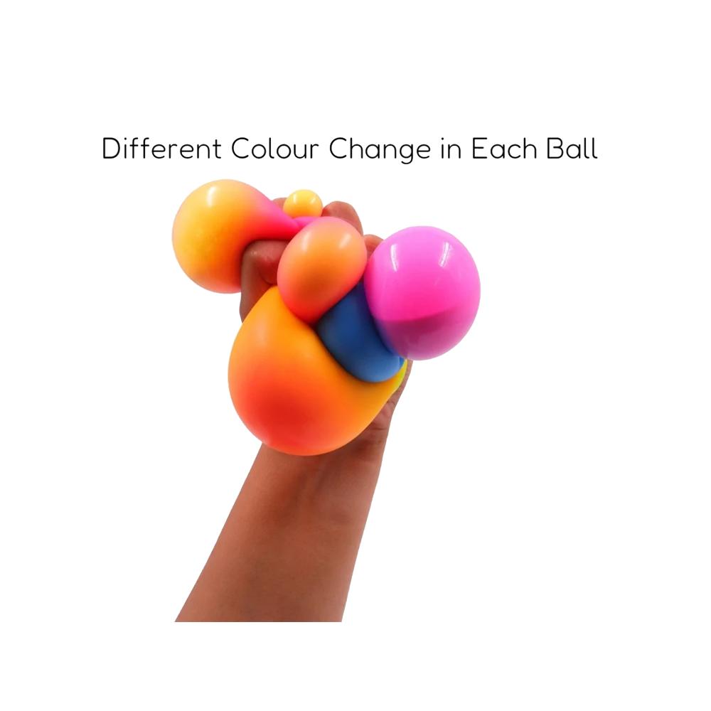 Scoobies Tint Twirlers – 3 Pieces | Color-Changing Squishy Balls | Sensory Stress Relief Toy | Soft, Durable & Portable
