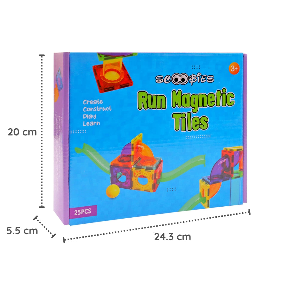 Run Magnetic Tiles (25 Pcs)