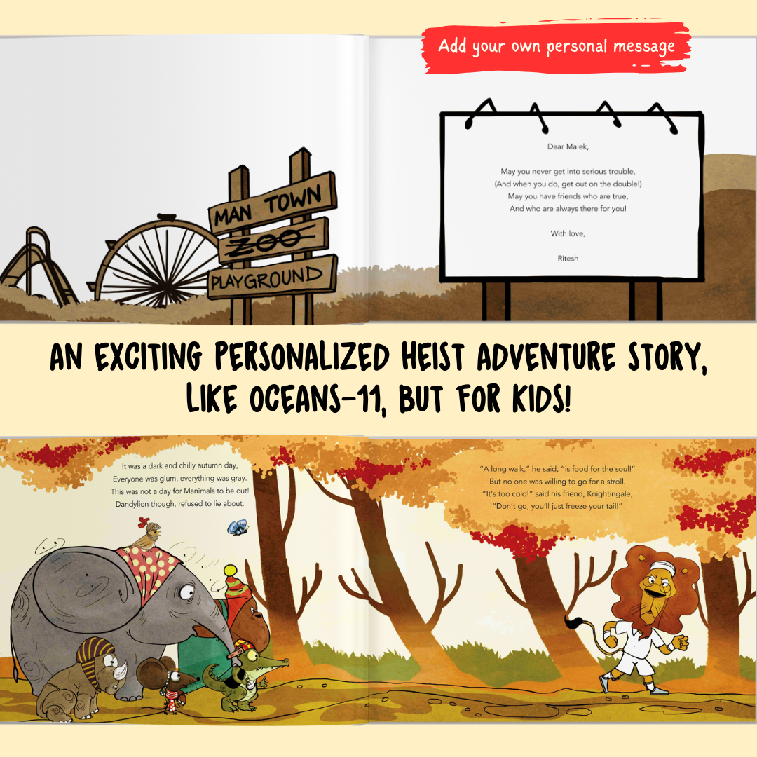 Personalised Storybook - The ZooKeeper; Should Animals Be Kept In A Zoo?