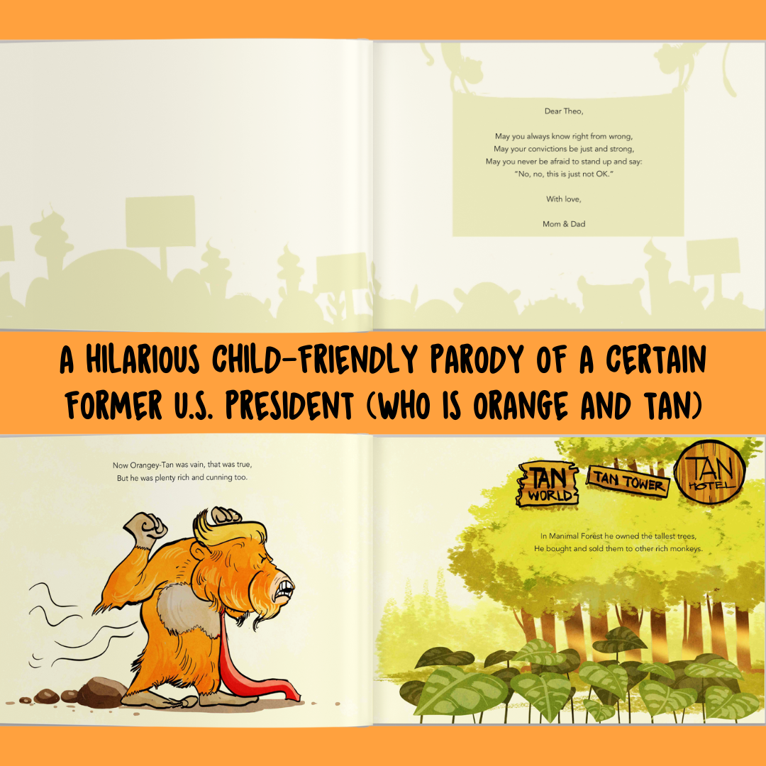 Personalised Storybook - The Orangey-Tan; Your Child vs Evil