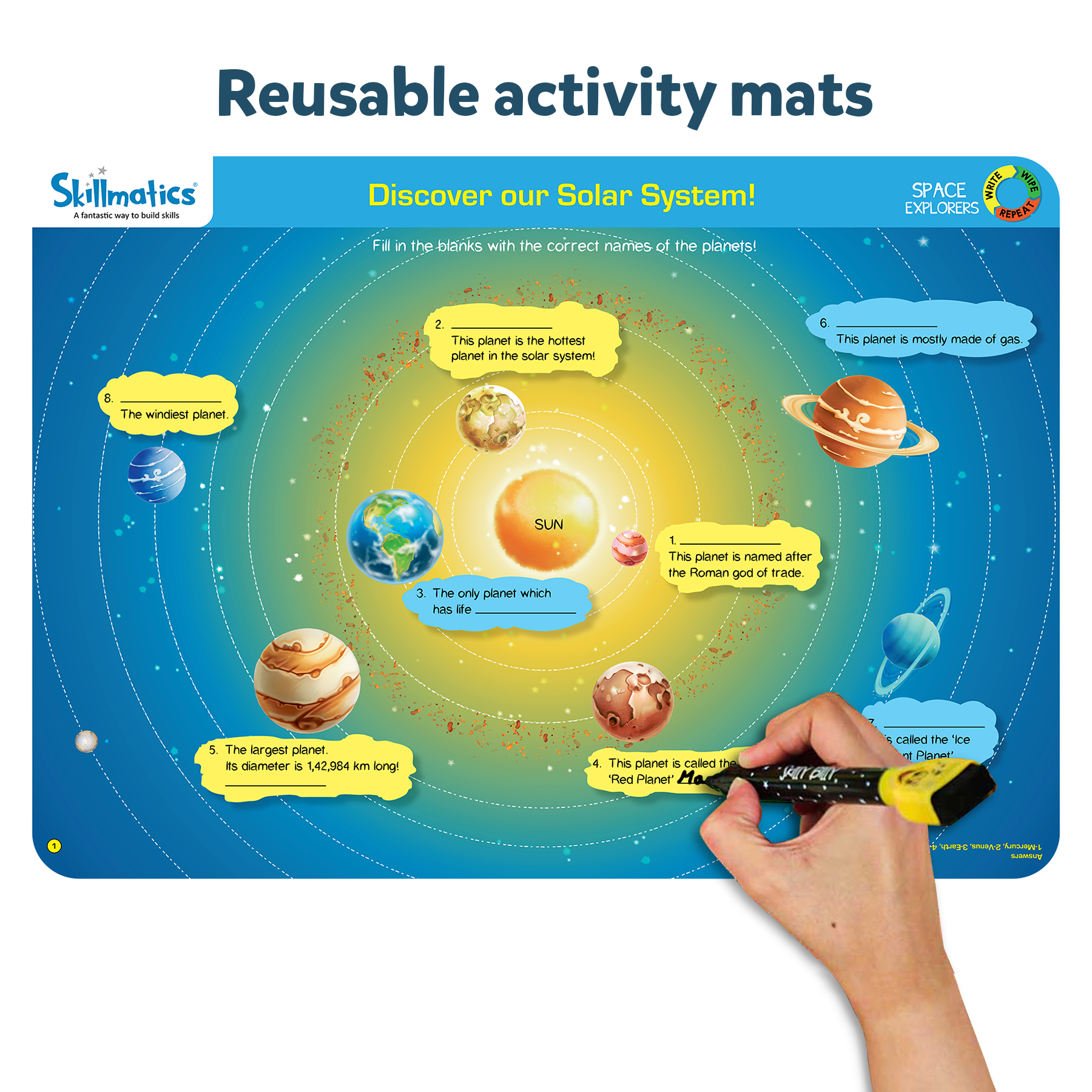 Skillmatics Educational Game - Space Explorers
