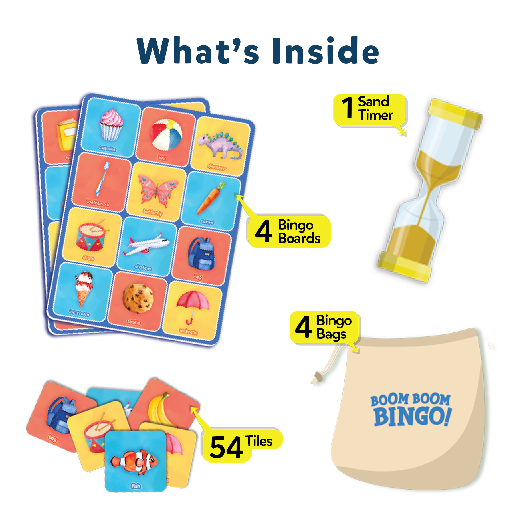 Boom Boom Bingo! Board Game :Words & Vocabulary