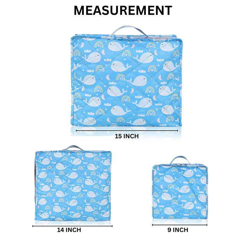 Travel Cubes- 3 Piece Set - Whale