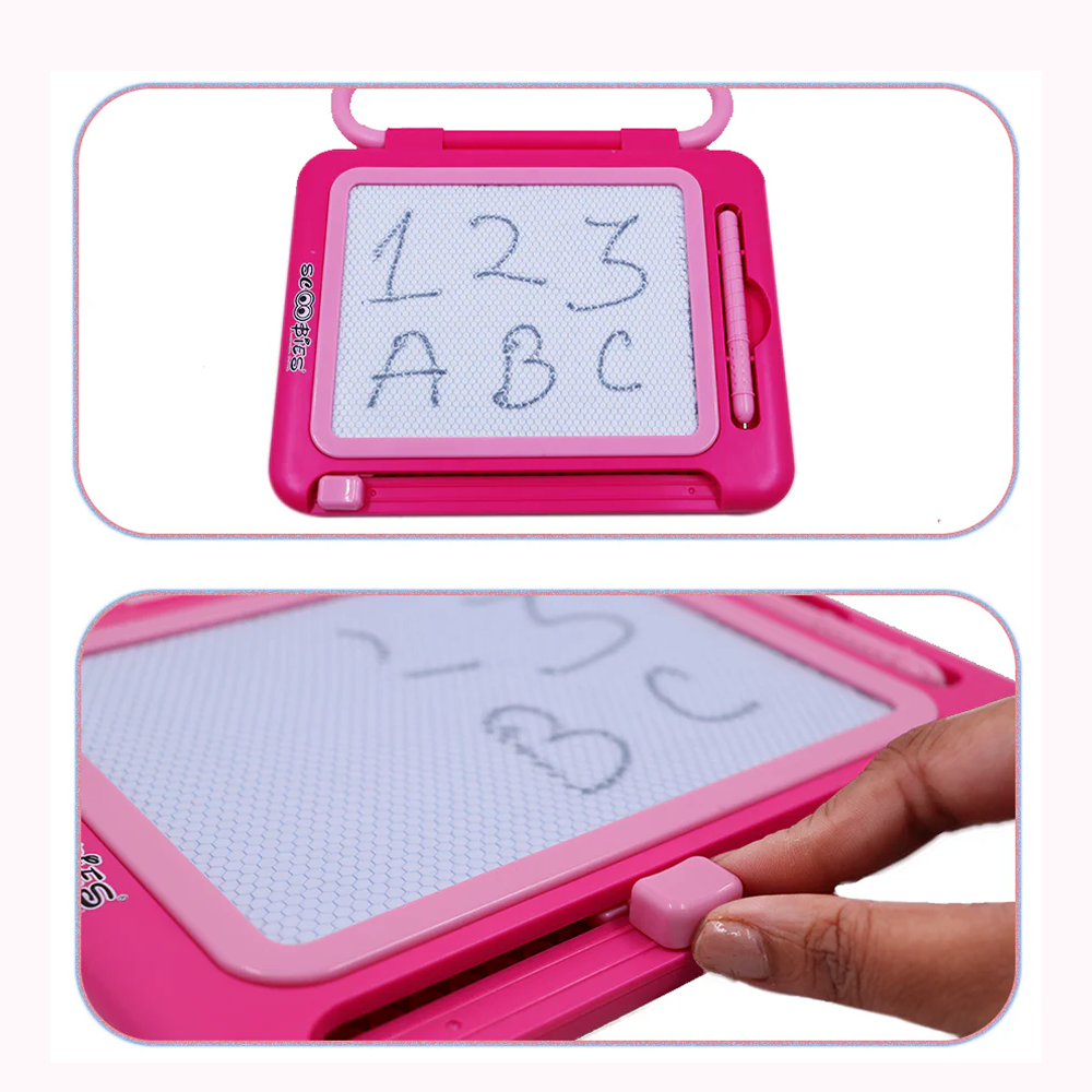 Scoo Fun (Blue) 2-in-1 Board Magical Slate and Magnetic Board Writing & Magnetic Play
