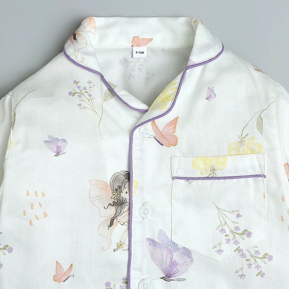 Organic Cotton Night Suit - Pixie Dust
