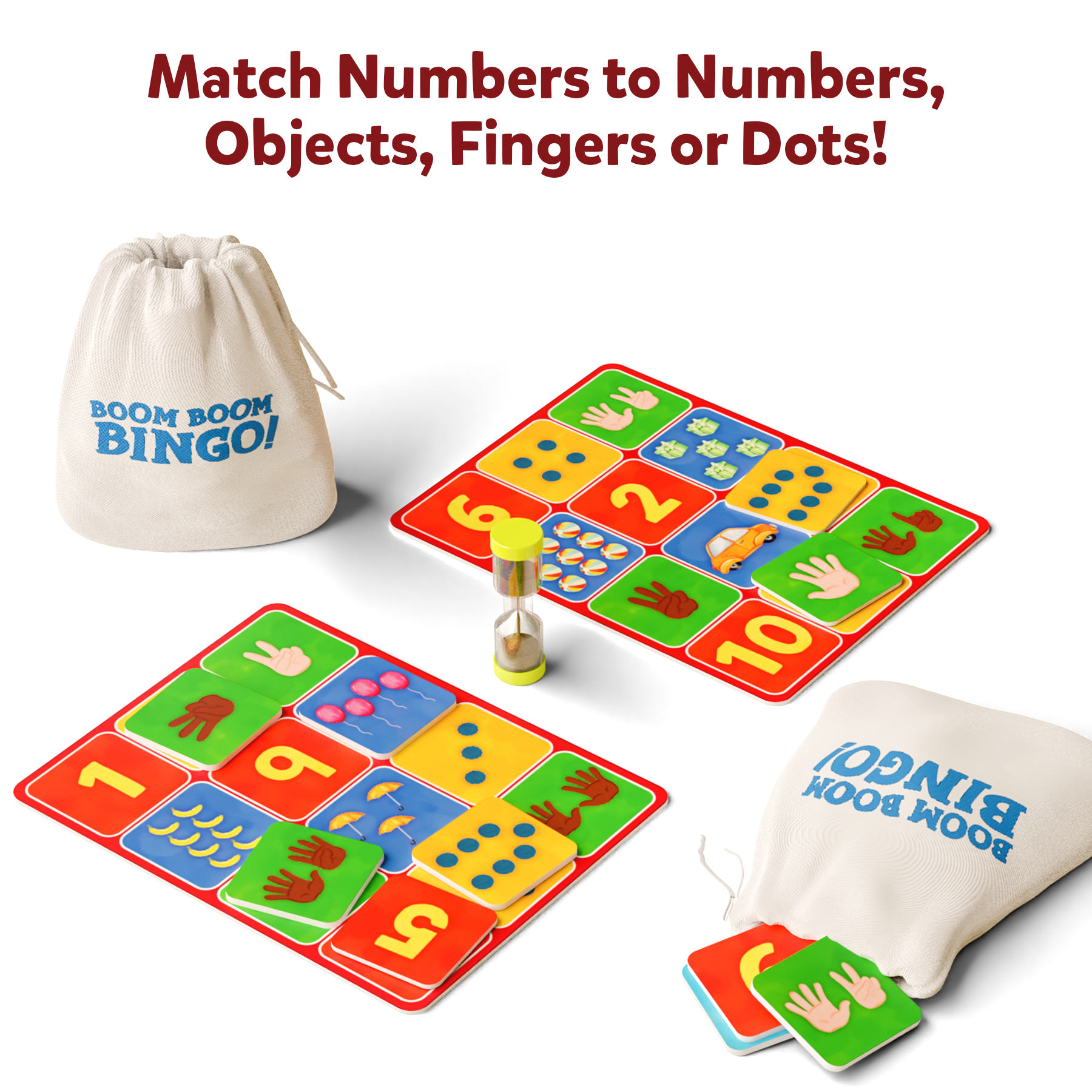 Boom Boom Bingo! Board Game : Numbers & Counting
