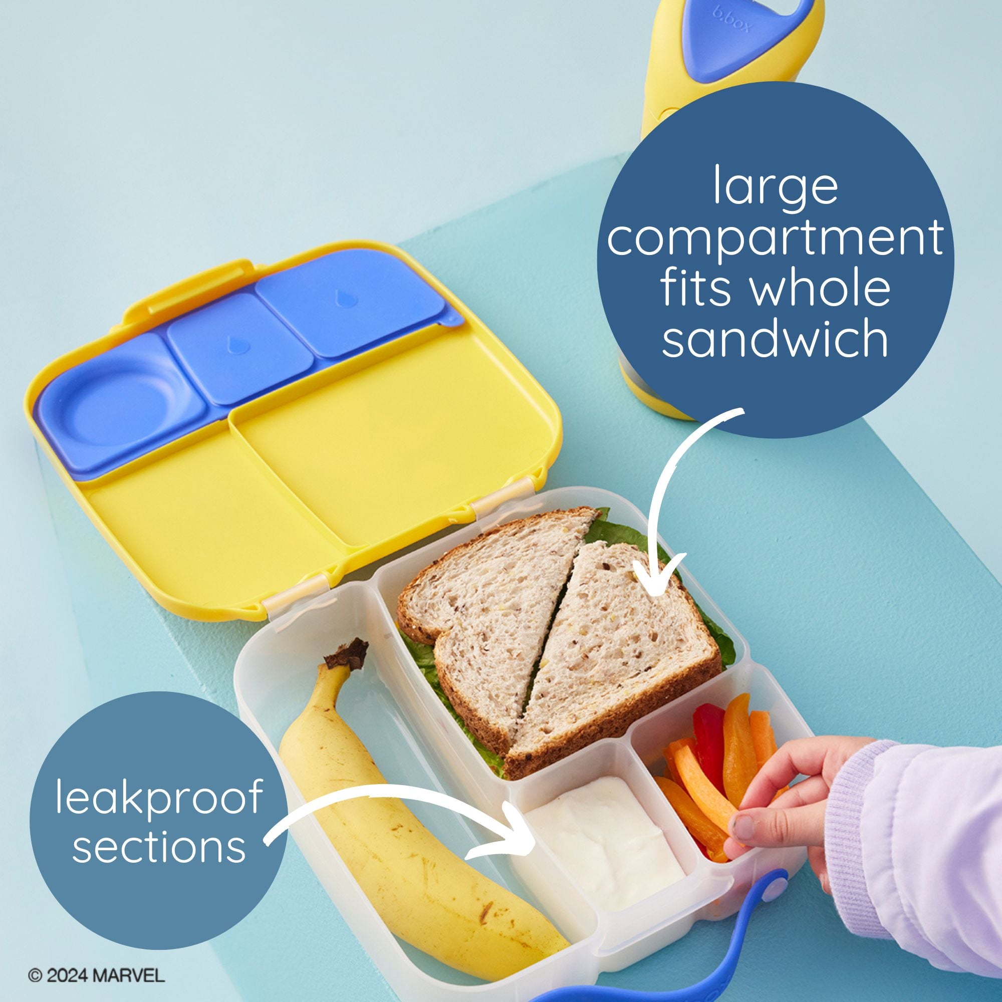 b.box Mini Lunchbox - Marvel/Disney Theme- 1L / 2L