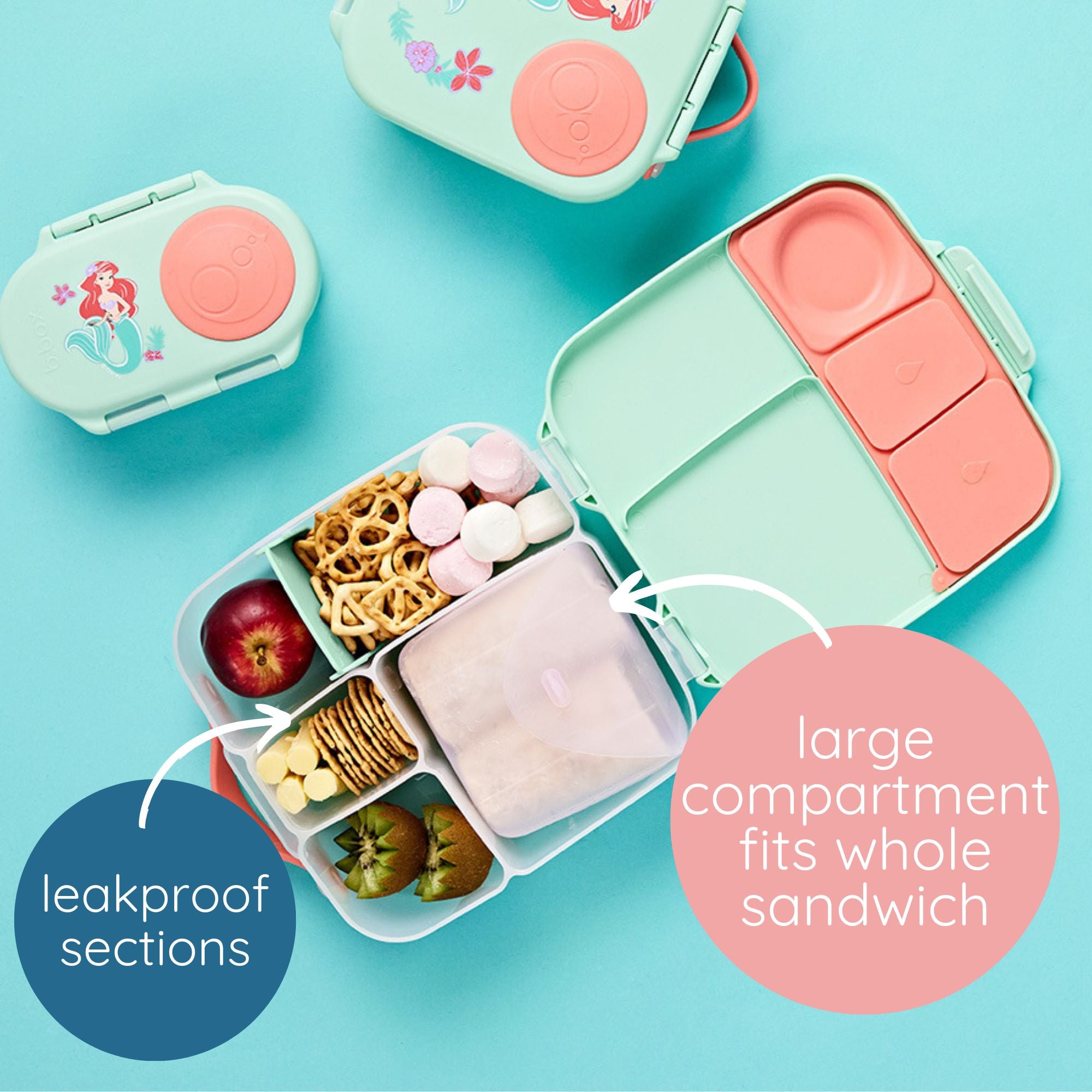 b.box Mini Lunchbox - Marvel/Disney Theme- 1L / 2L