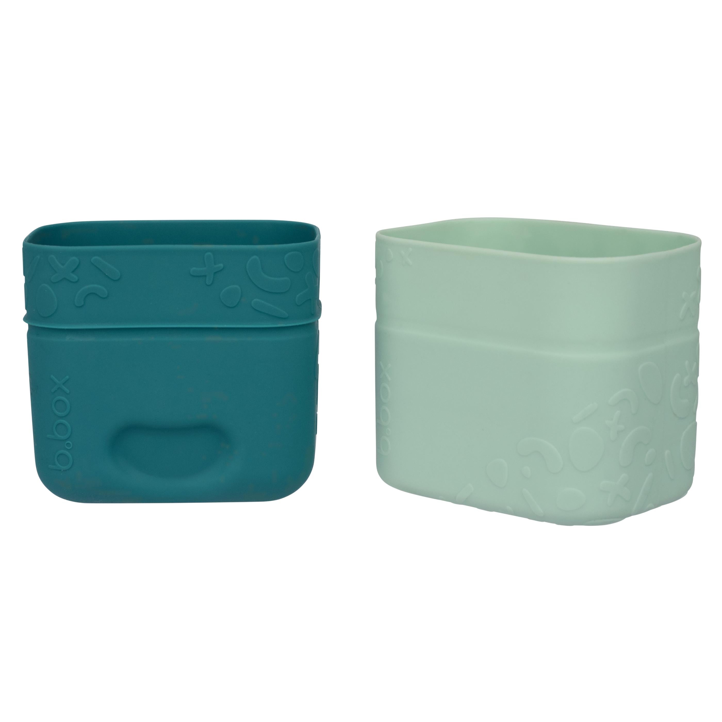 b.box Silicone Snack Cups - Forest