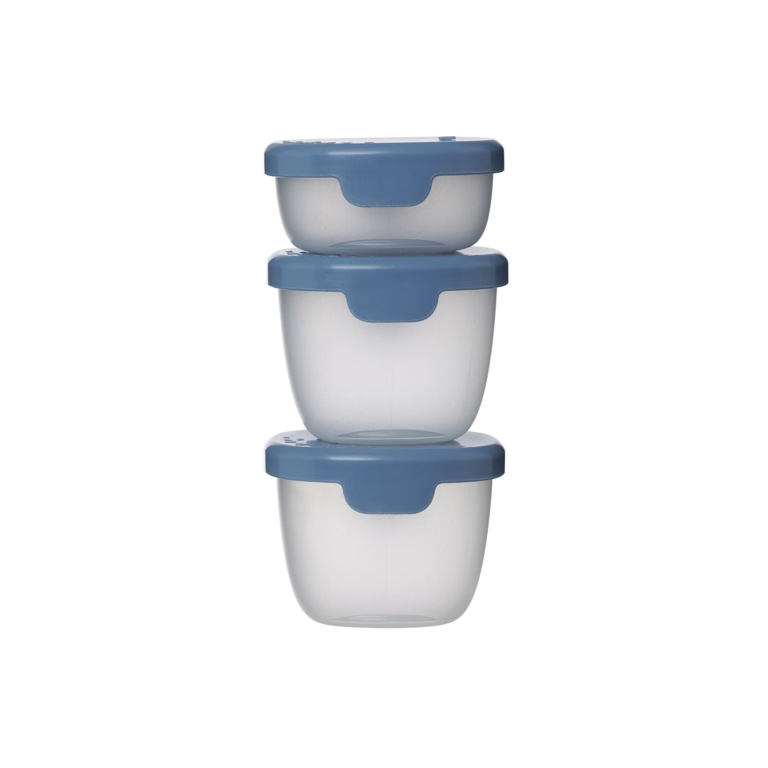 b.box Portable Snack Tubs - Pack of 3- Ocean Blue