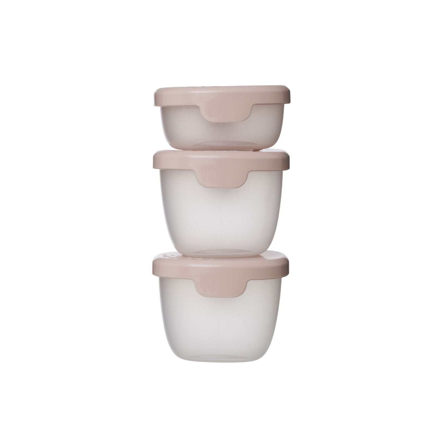 b.box Portable Snack Tubs- Pack of 3- Berry Pink