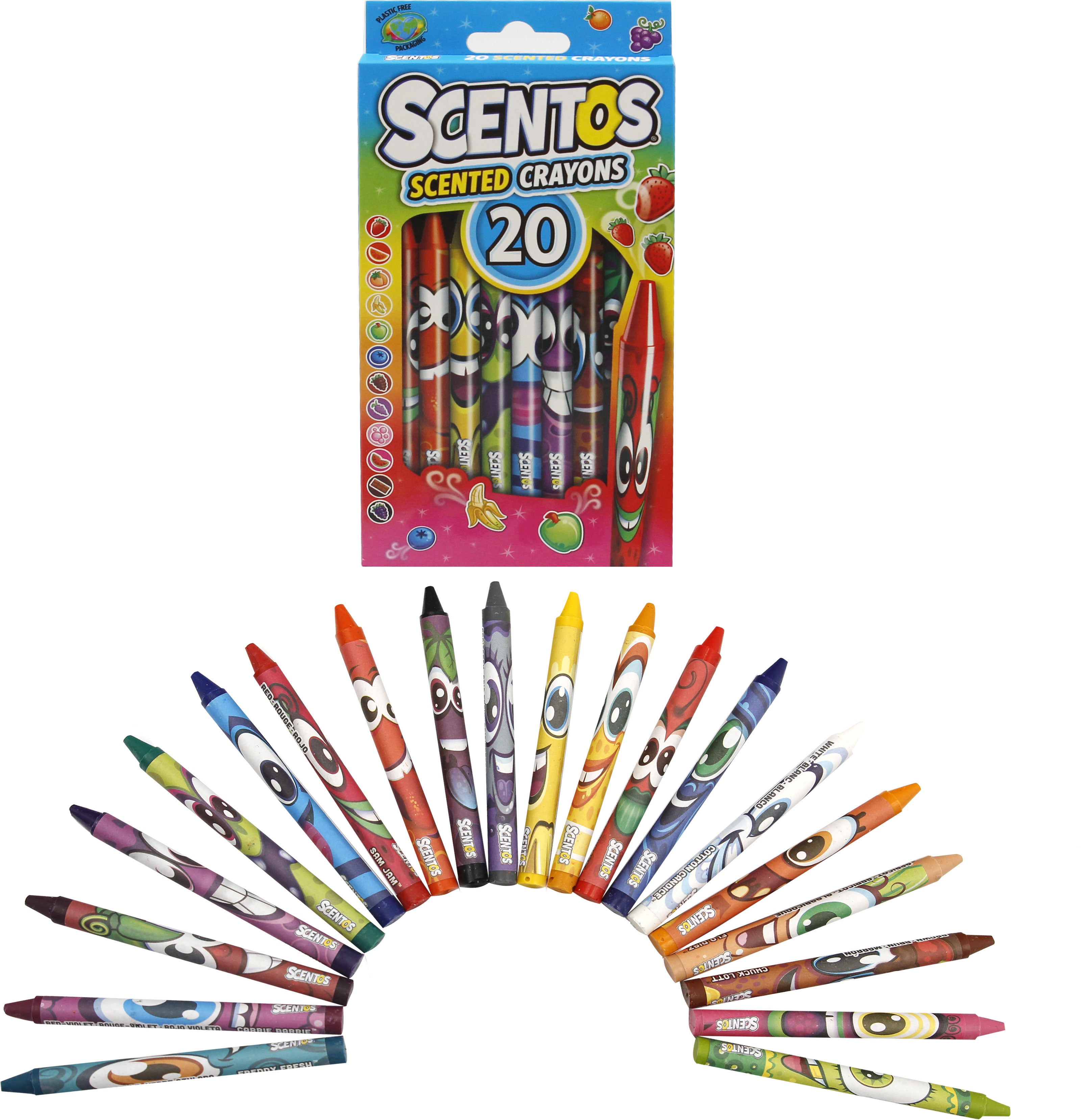 Scentos Scented 20 Crayons
