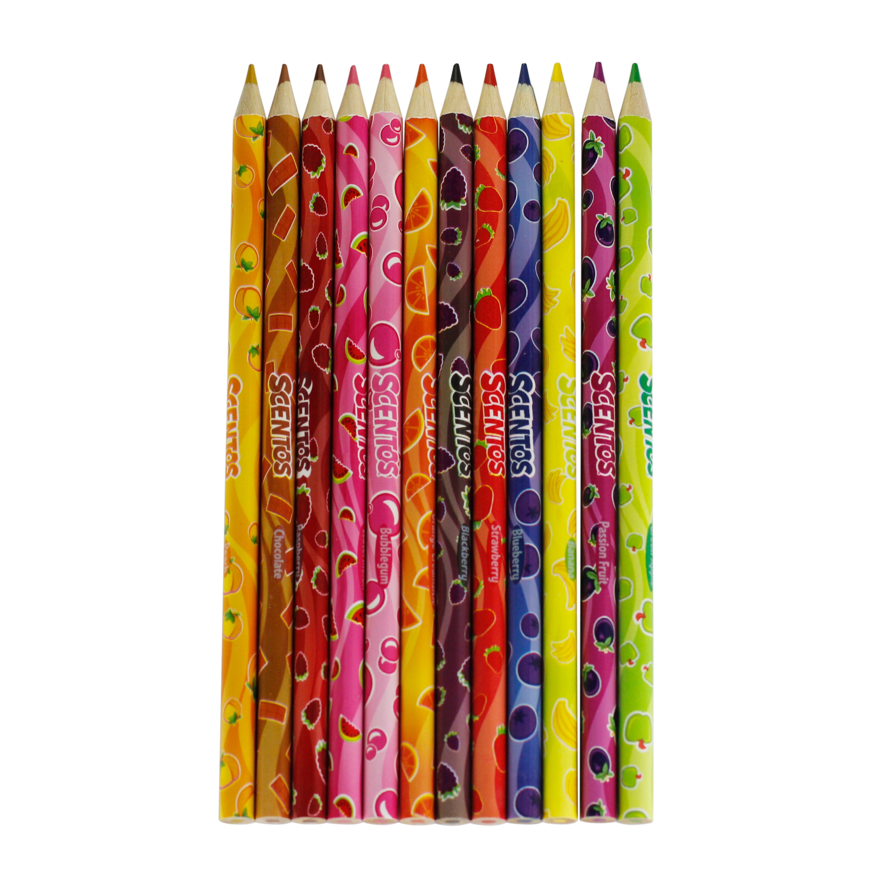 Scentos Scented Coloured Pencils, Pack Of 12