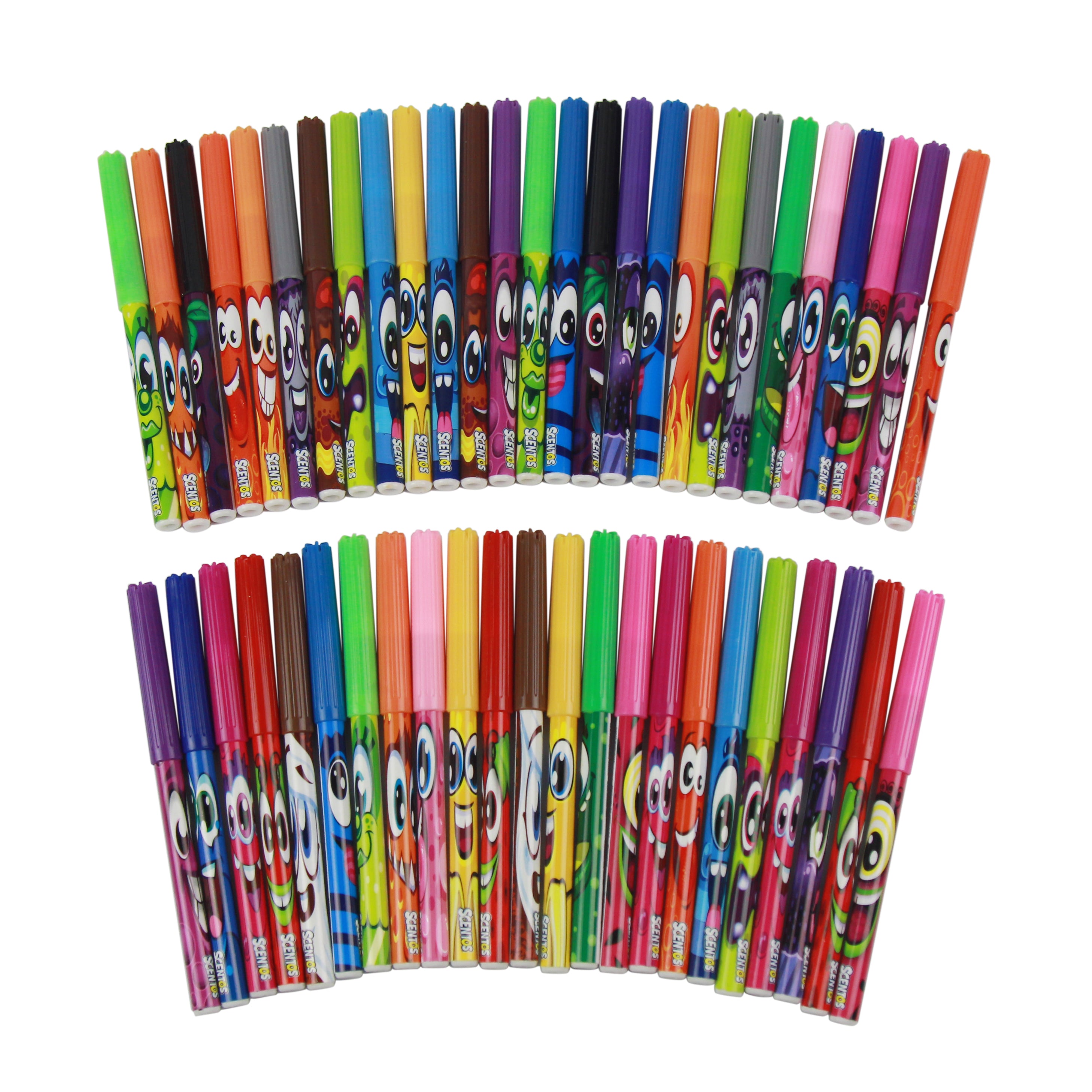 50 Scentos Scented Fibre Tip Pens